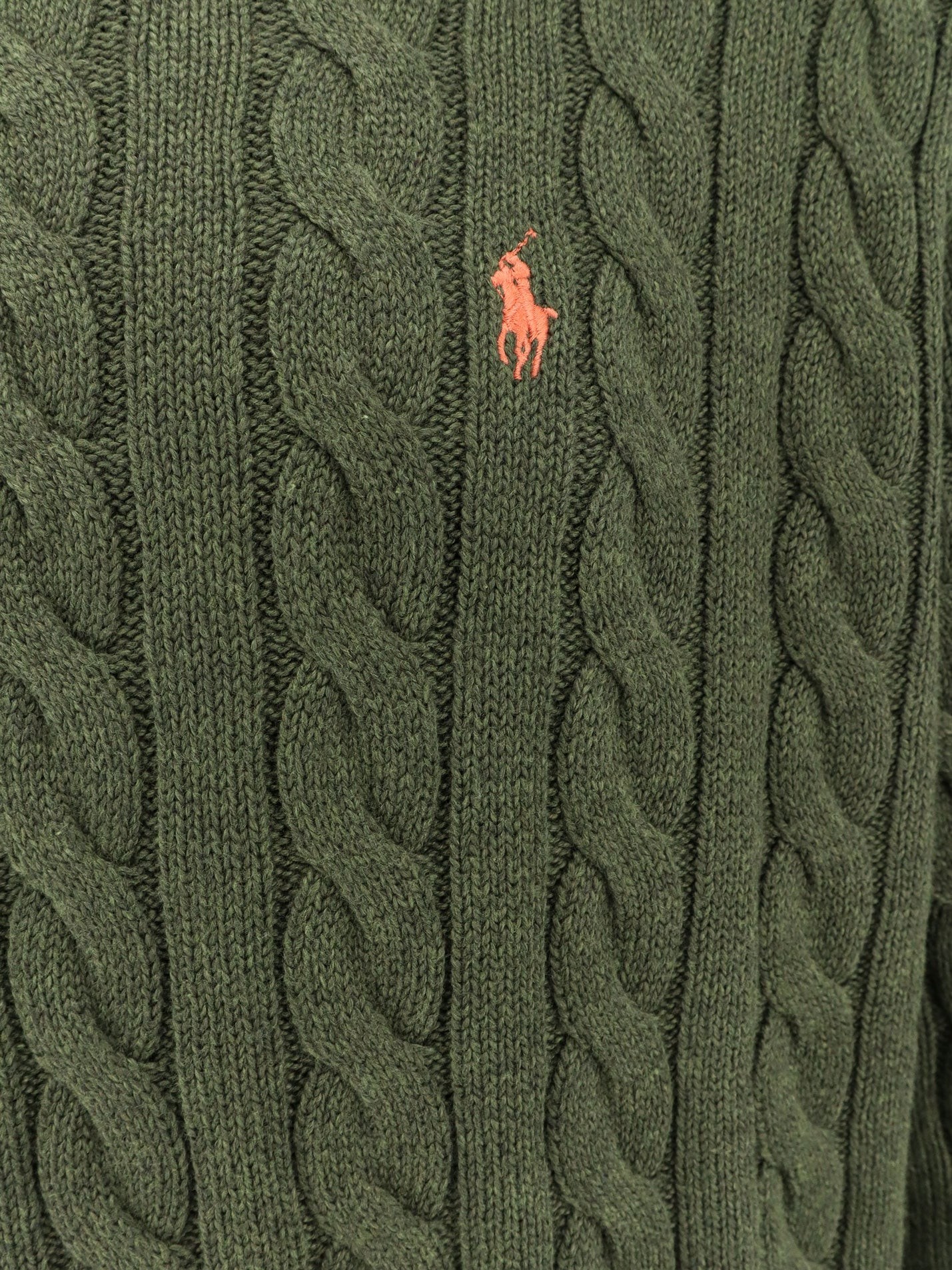 Cotton sweater with embroidered logo on the front - Image 3