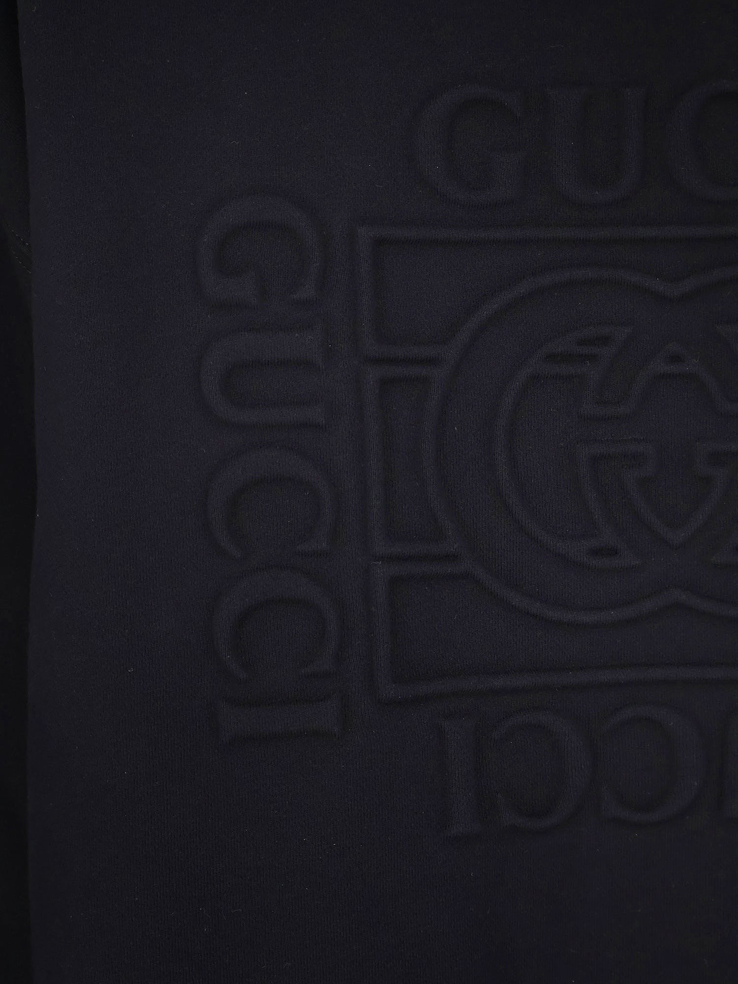 Cotton sweatshirt with frontal embossed logo - Image 5