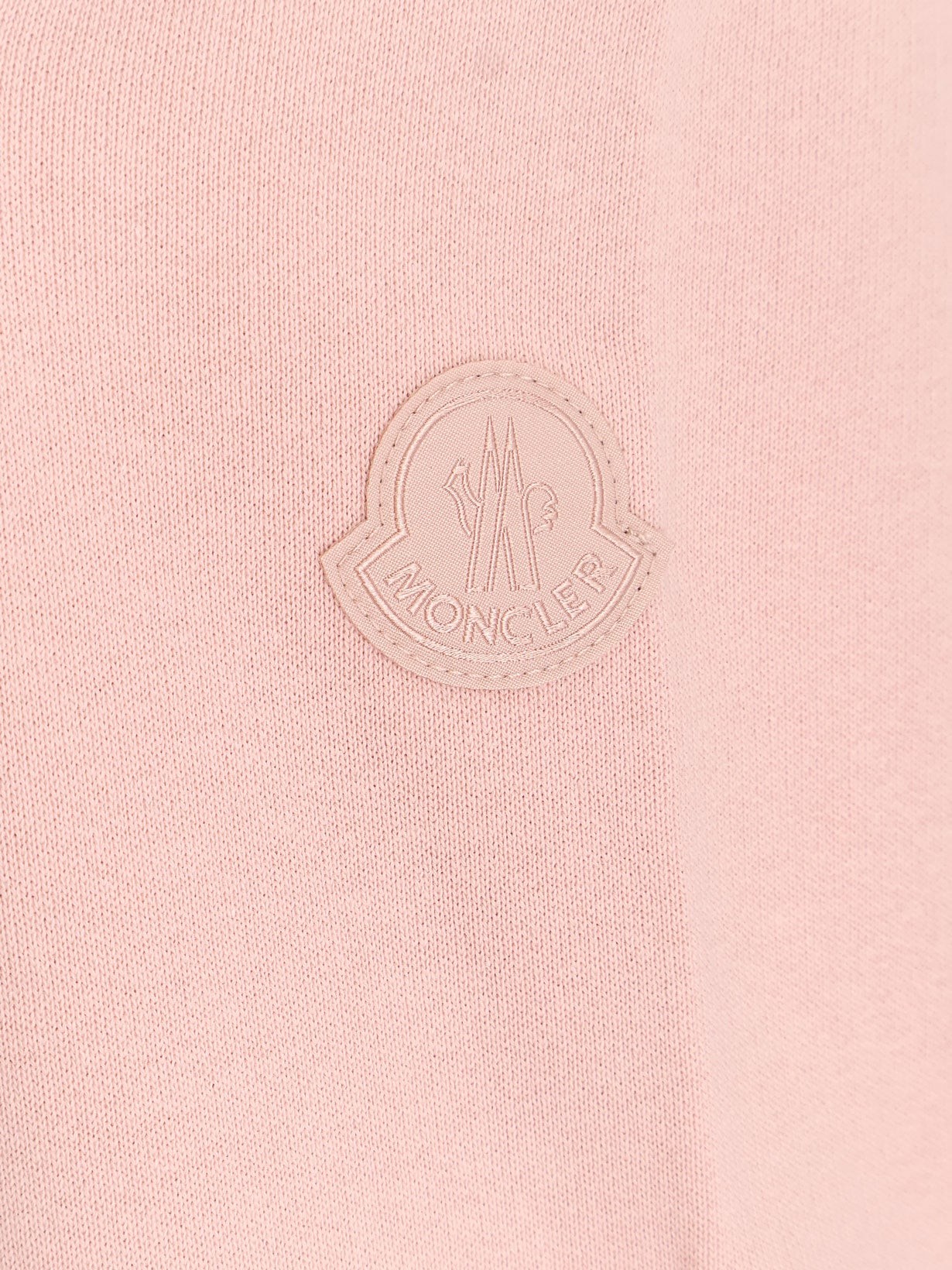 Cotton sweatshirt with Logo patch - Image 3