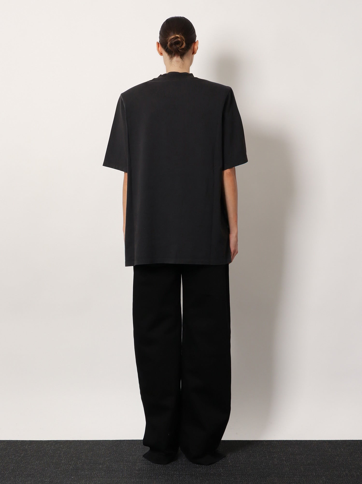 Cotton t-shirt with embroidered logo on the front - Image 3