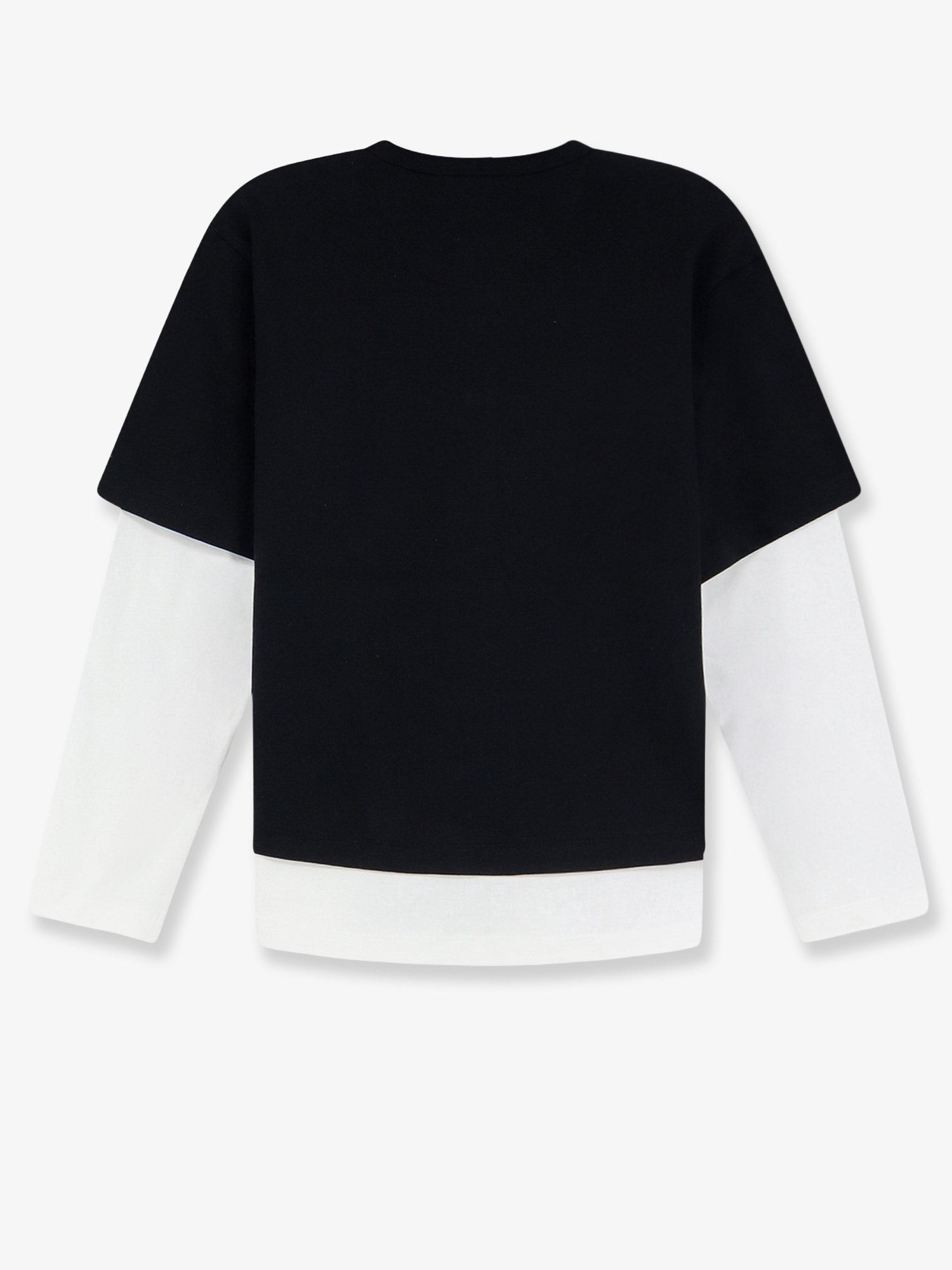 Cotton T-shirt with embroidered logo on the front - Image 2