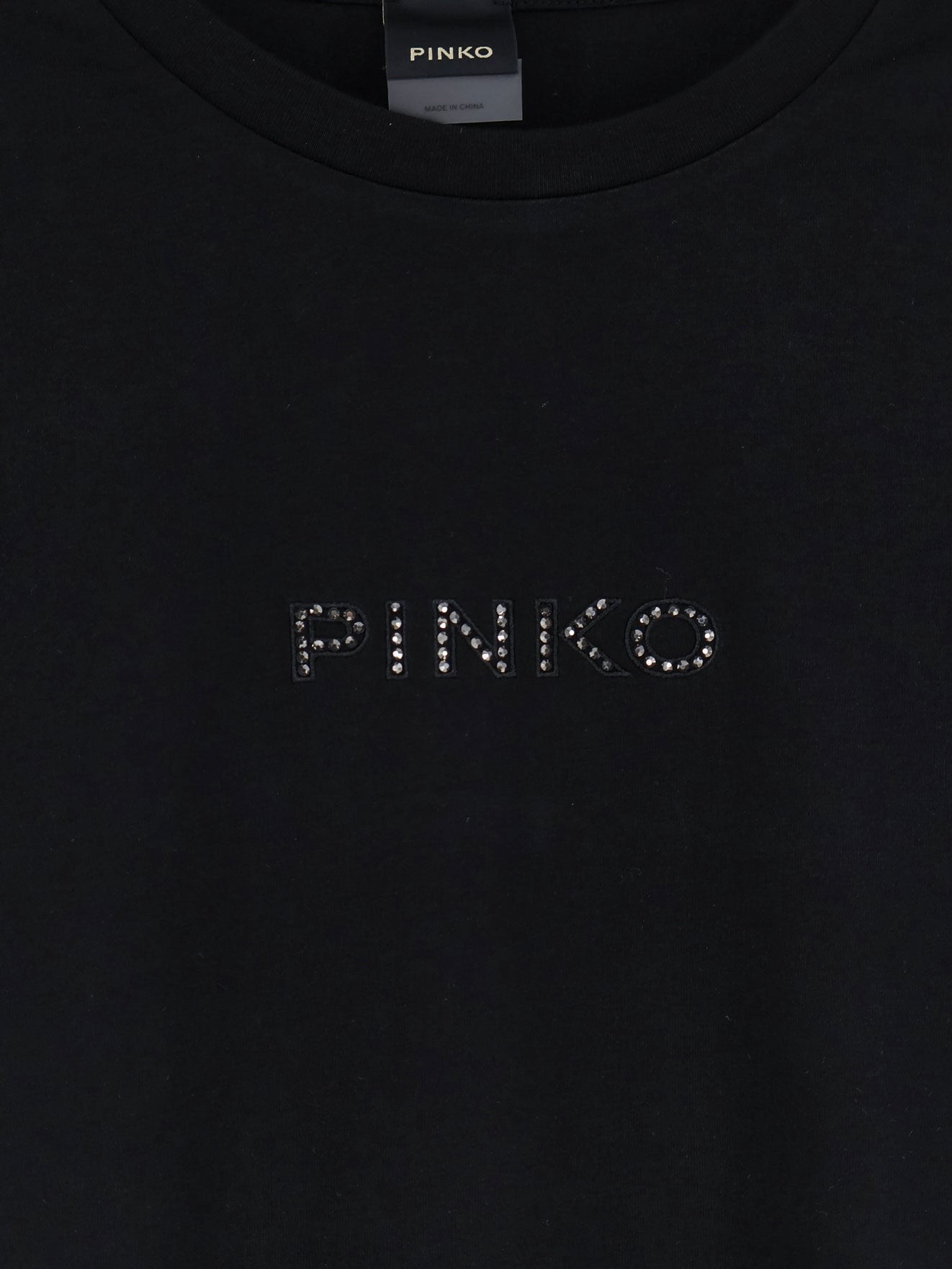 Cotton T-shirt with front lettering logo - Image 3