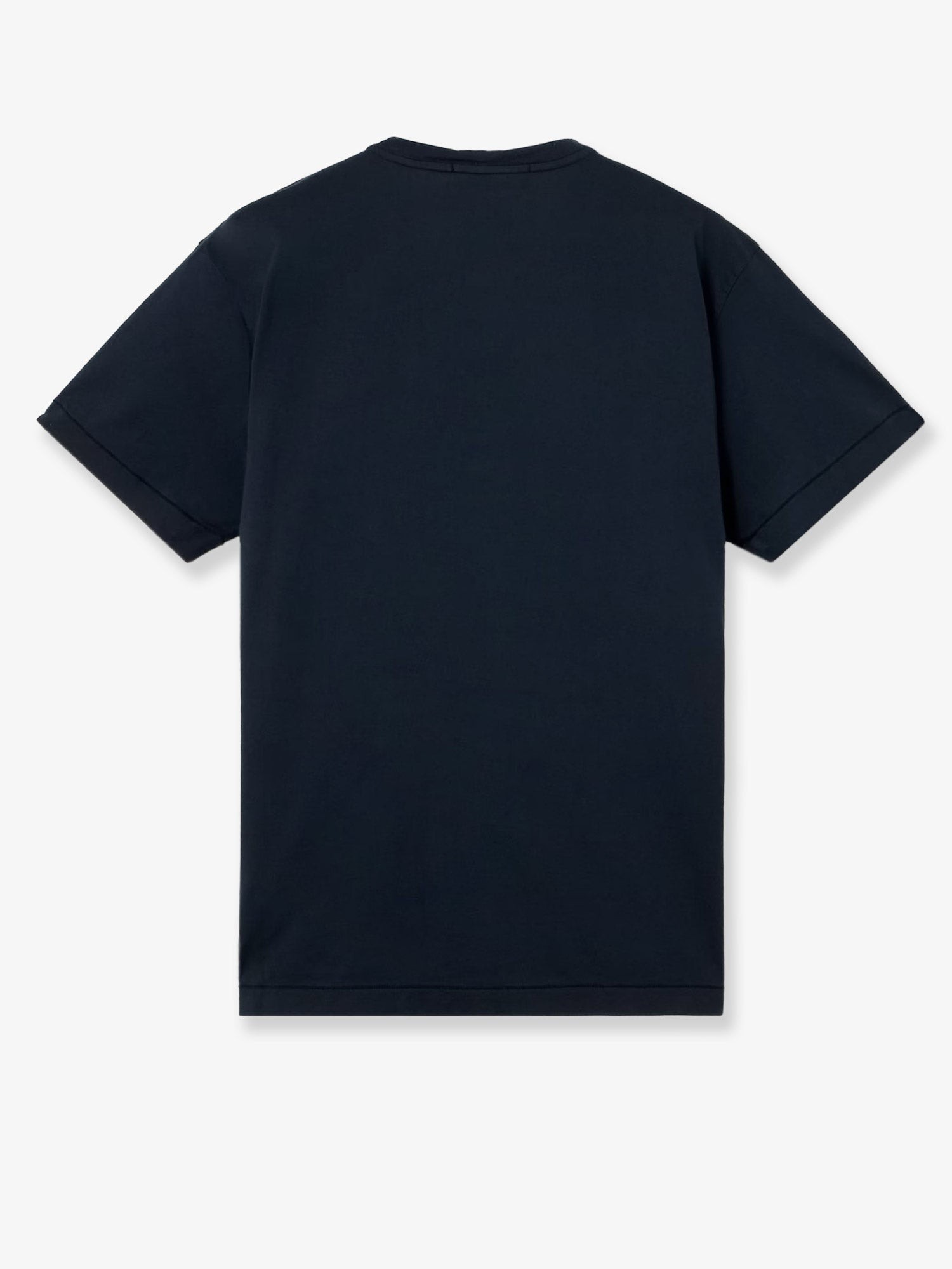 Cotton T-shirt with front logo patch - Image 2