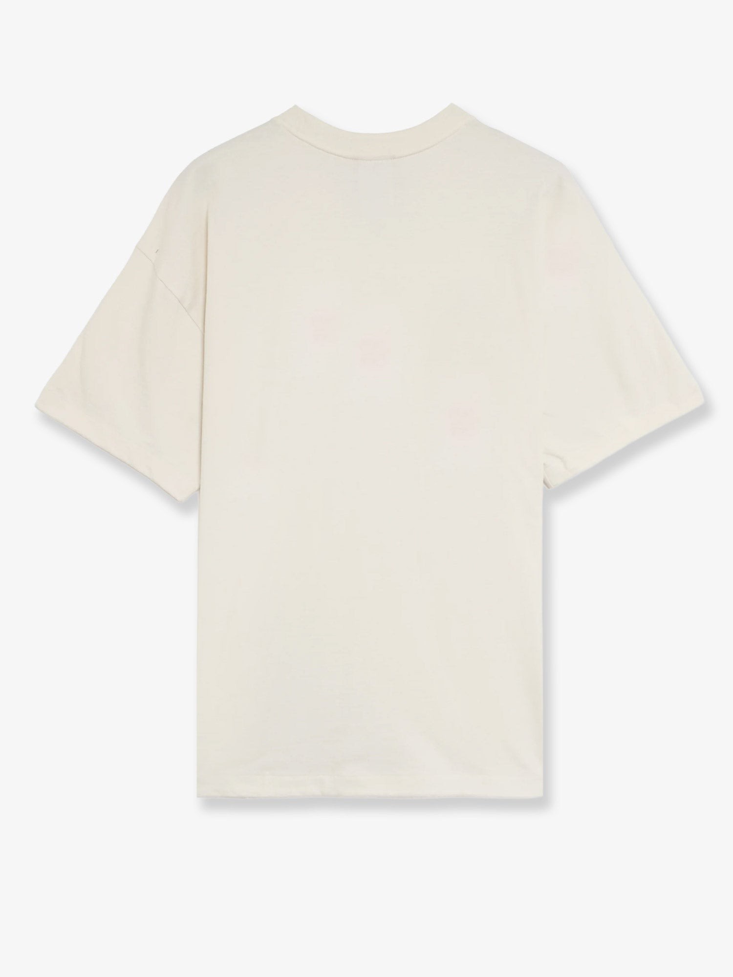 Cotton T-shirt with front logo patch