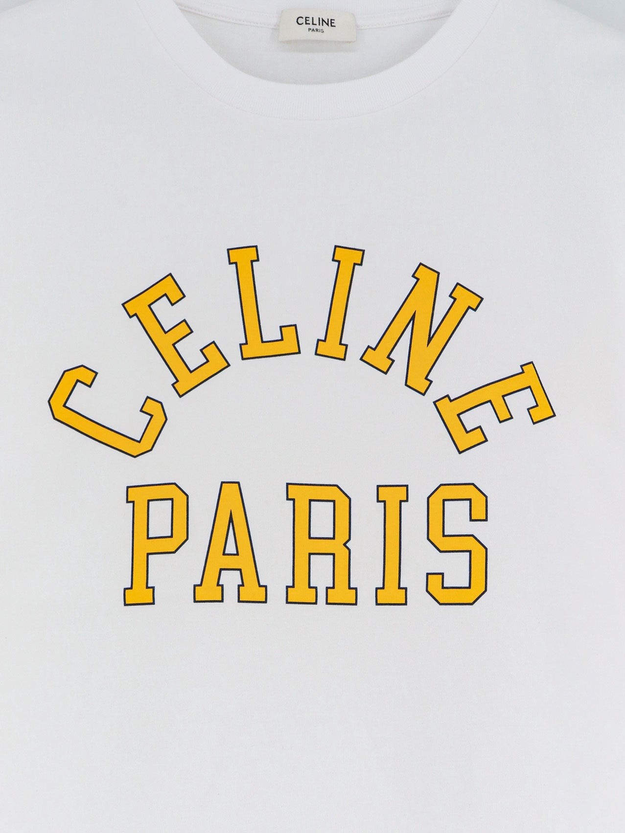 Cotton T-shirt with front logo print - Image 3