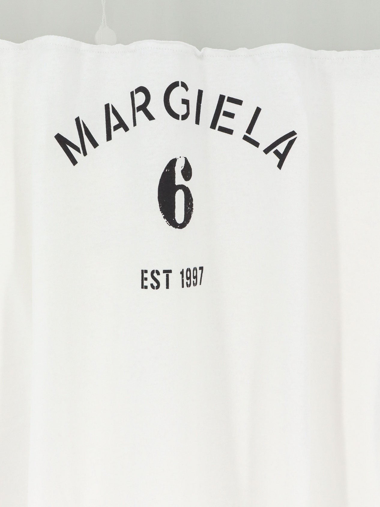 Cotton t-shirt with voile insert - Image 3