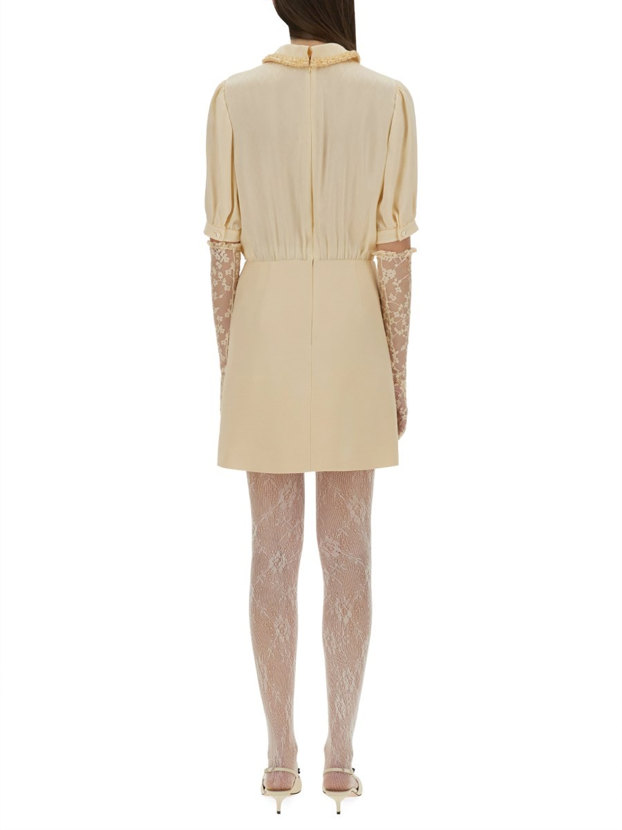 CREPE COUTURE SHORT DRESS - Image 3