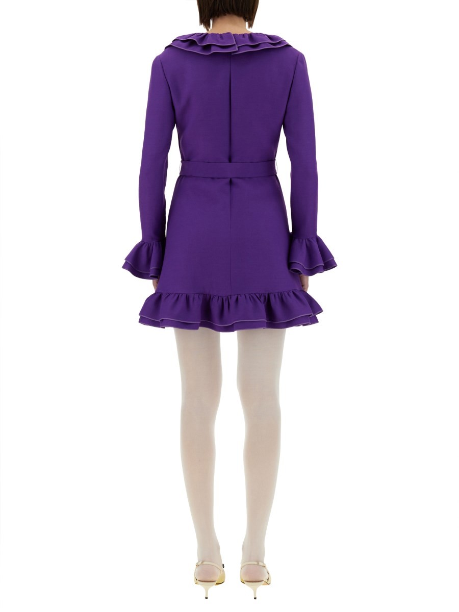 CREPE COUTURE SHORT DRESS - Image 3