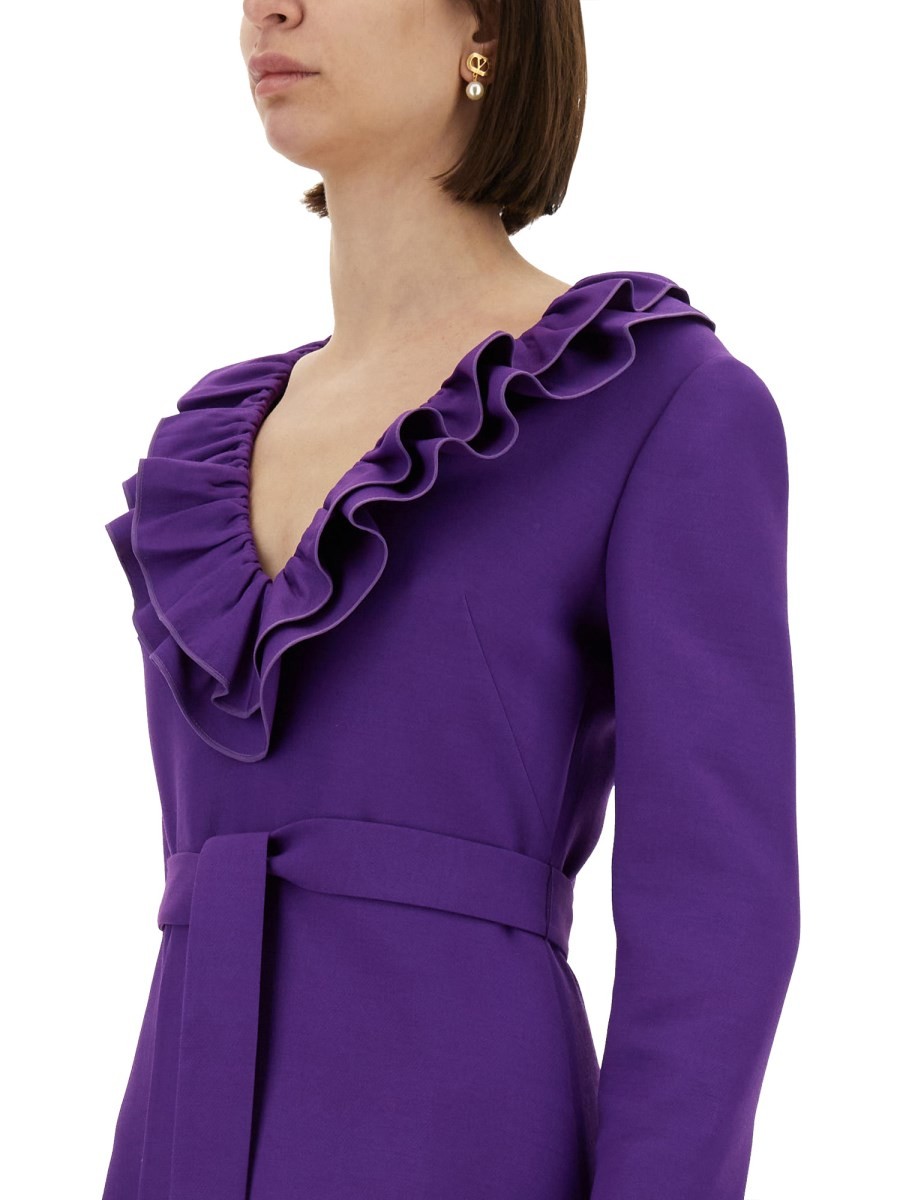CREPE COUTURE SHORT DRESS - Image 4