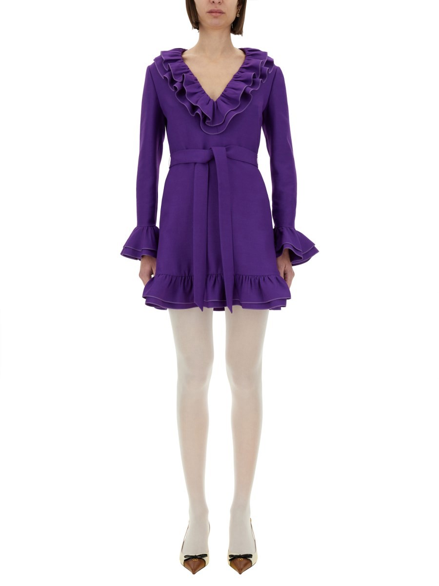 CREPE COUTURE SHORT DRESS