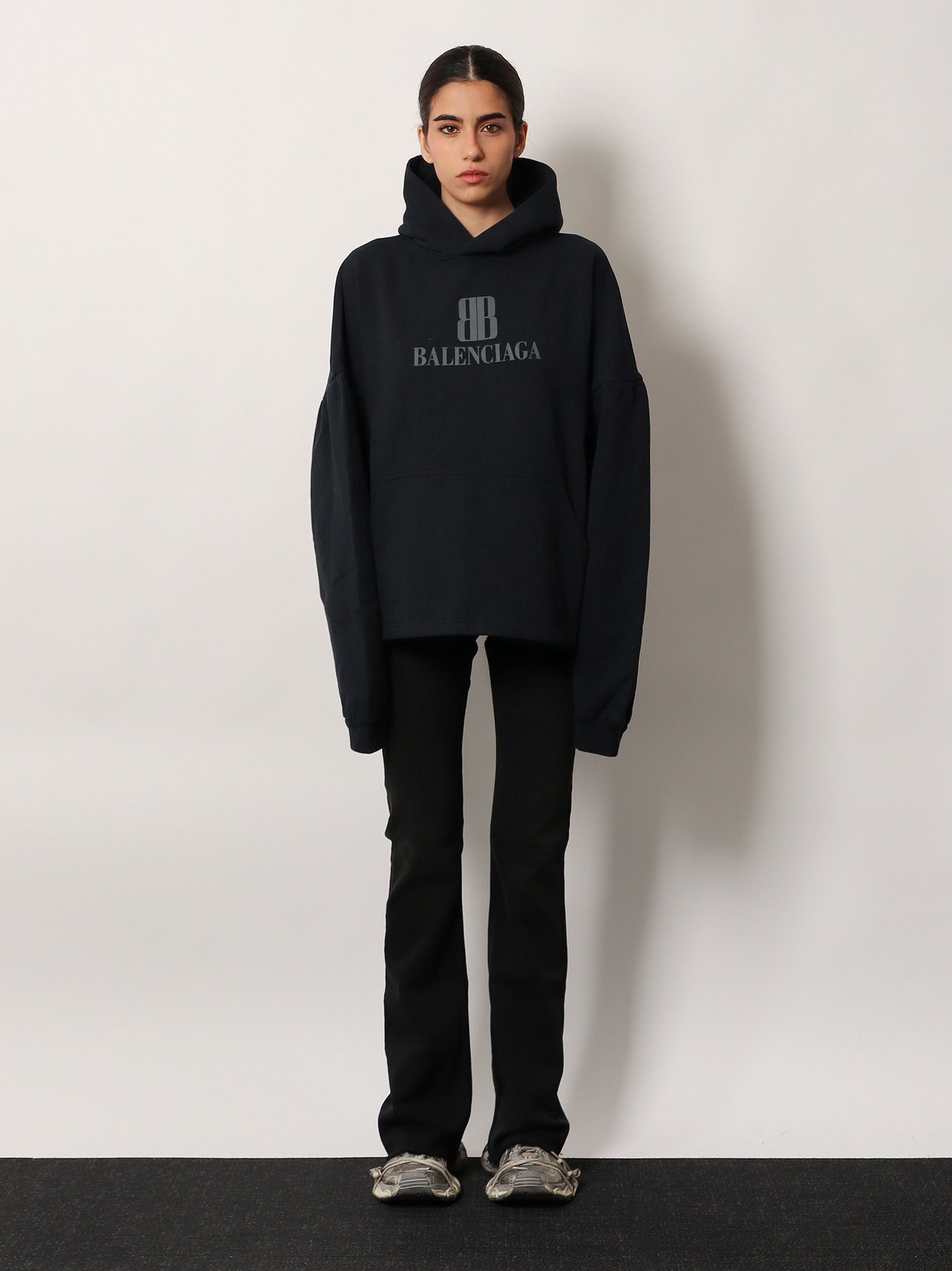 Cropped cotton sweatshirt - Image 2