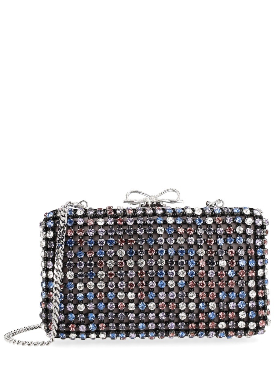 "CRYSTAL CHAINMAIL" CLUTCH BAG