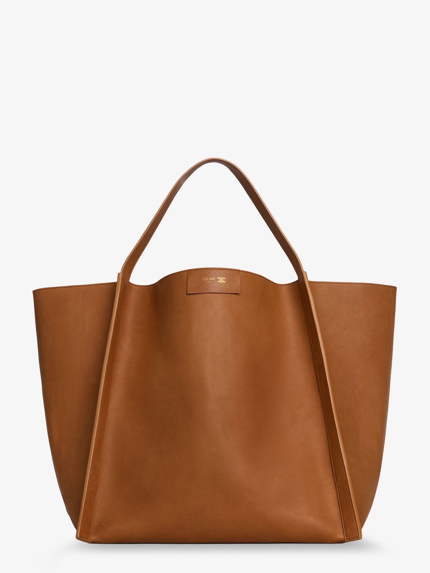 Cube leather handbag