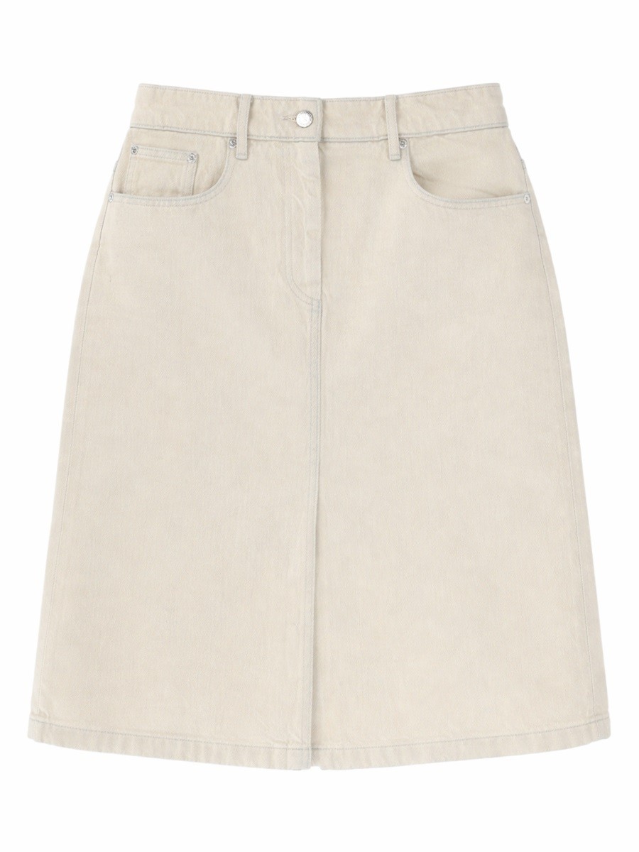 DENIM MIDI SKIRT