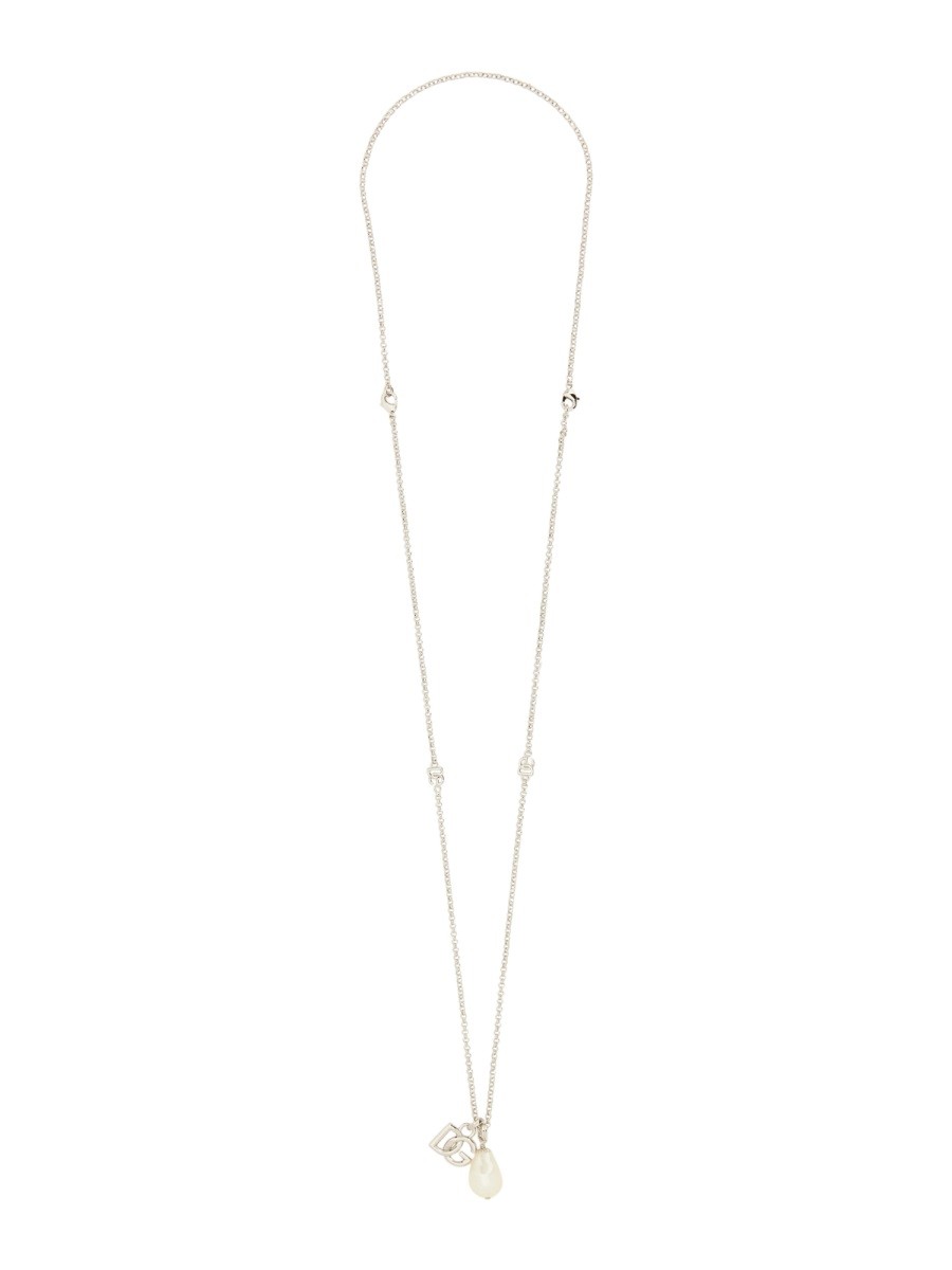 DG LOGO DROP NECKLACE