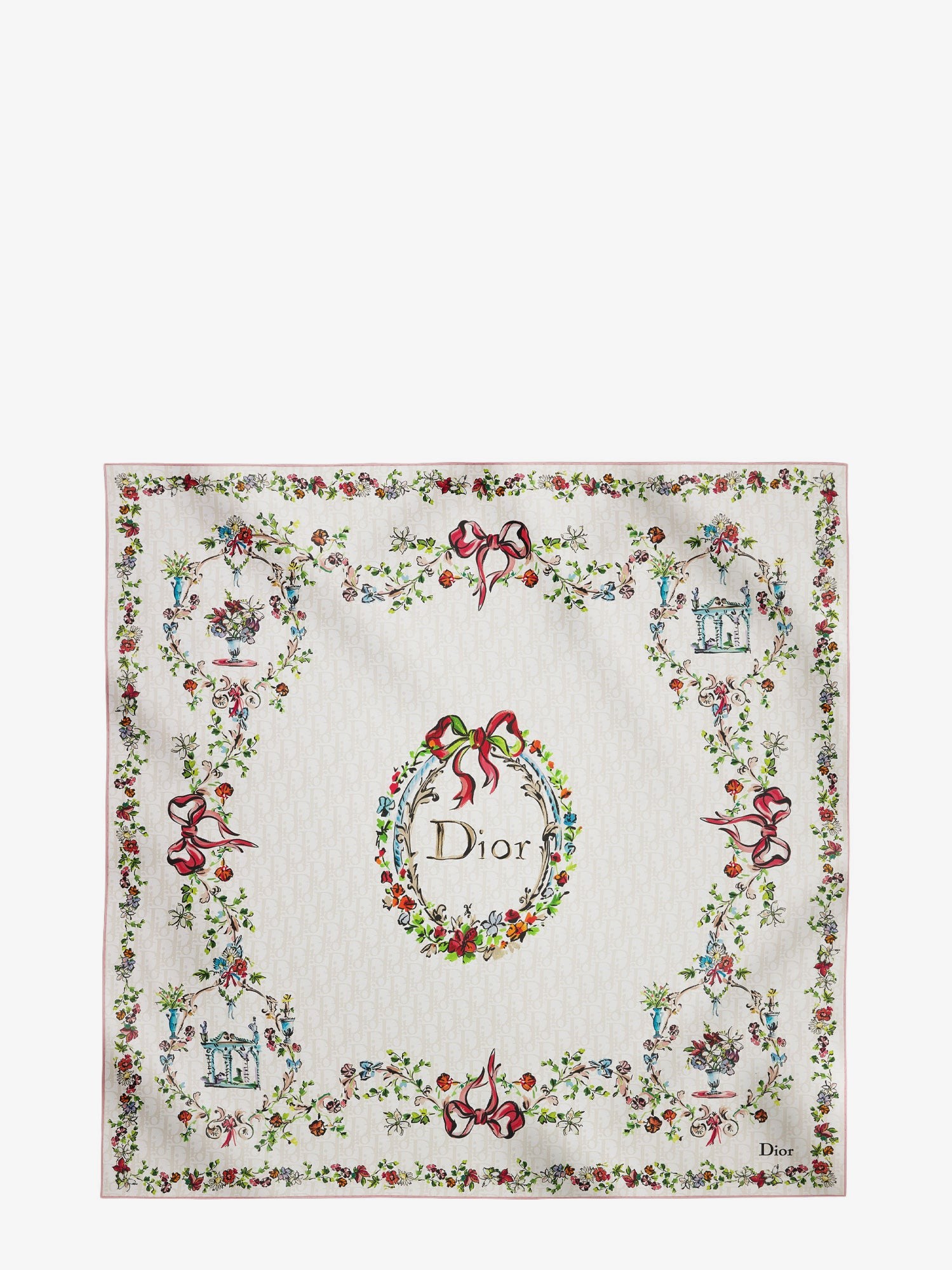 Dior Arabesque Dioriviera 90 silk foulard