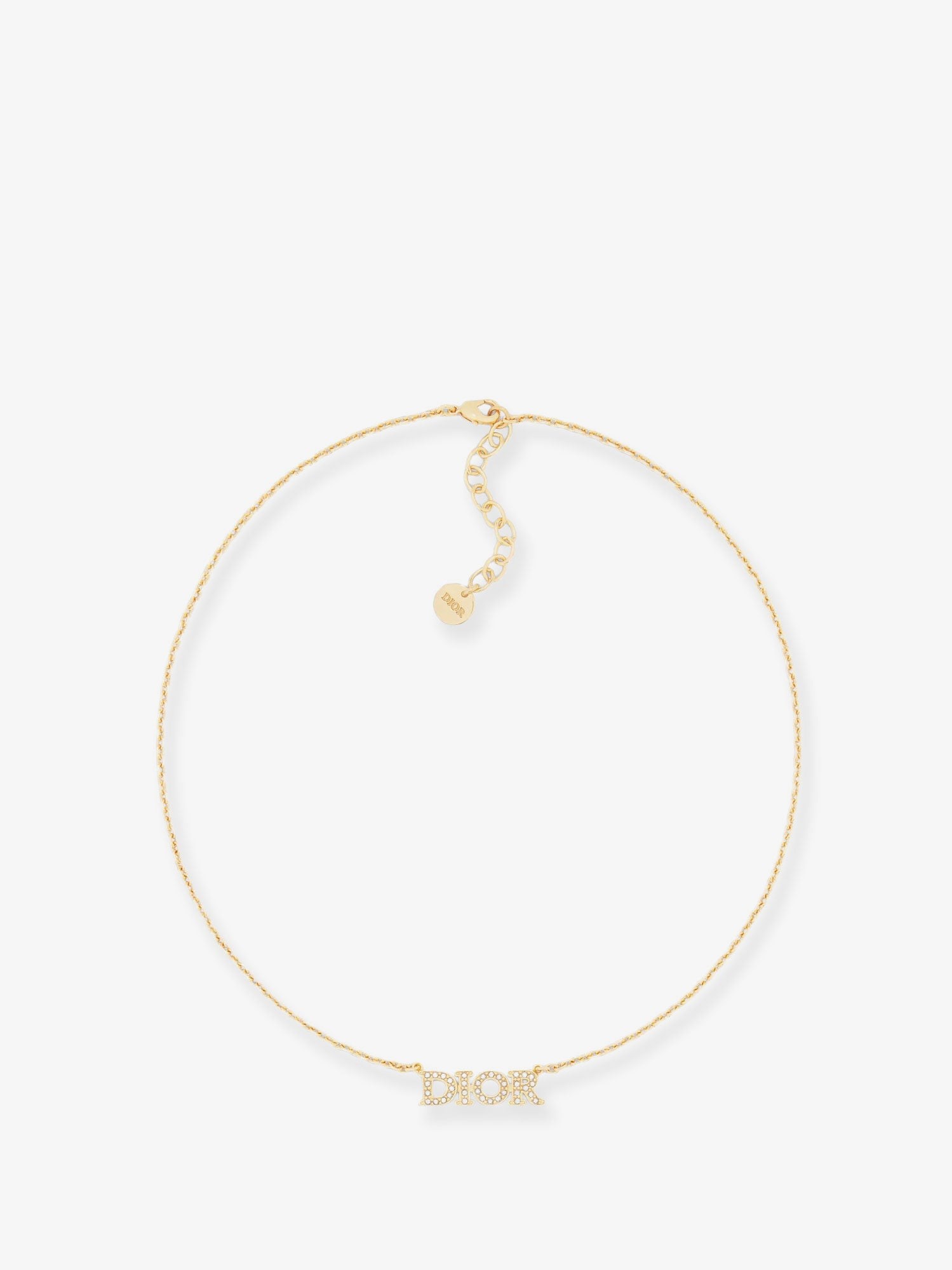 Diorevolution metal necklace with gold finishes