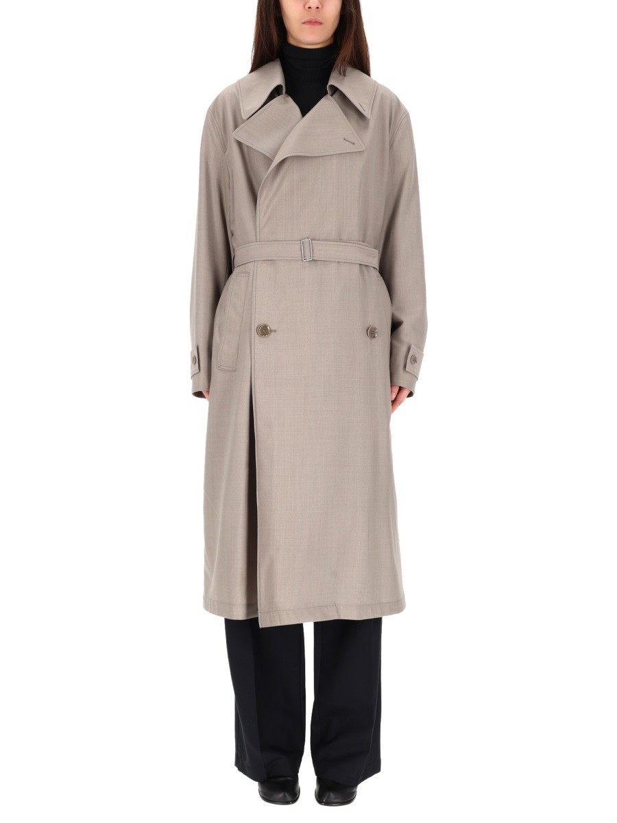 DOUBLE-BREASTED TRENCH COAT