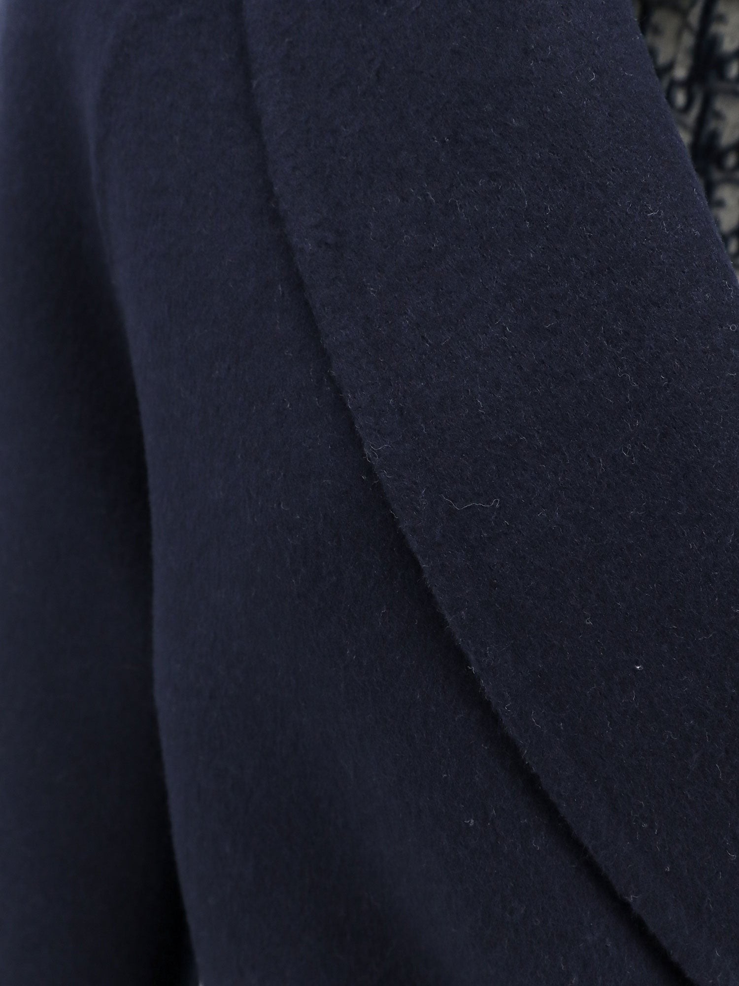 Double-breasted virgin wool and silk caban - Image 3
