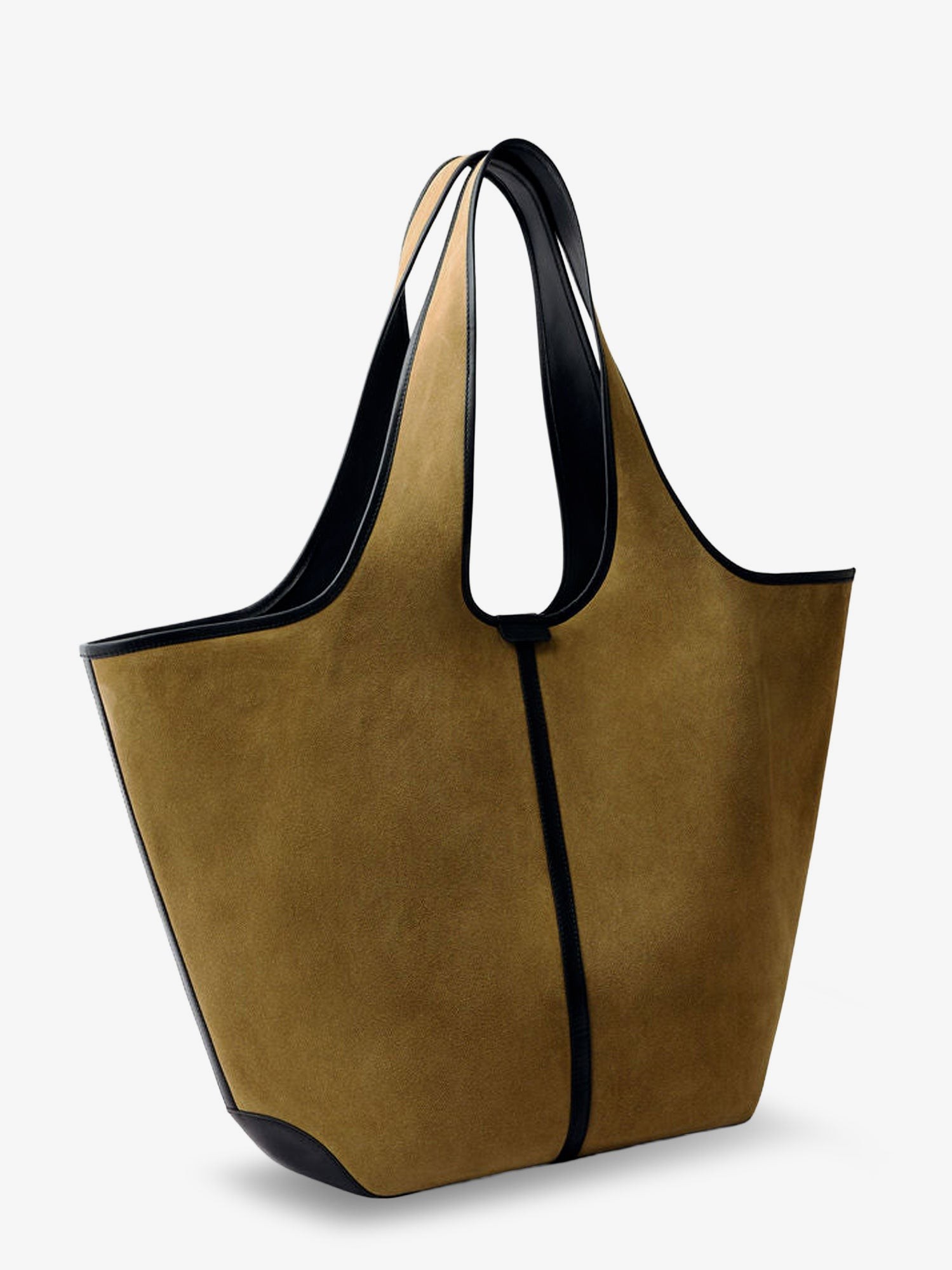 Douce suede and leather shoulder bag - Image 3