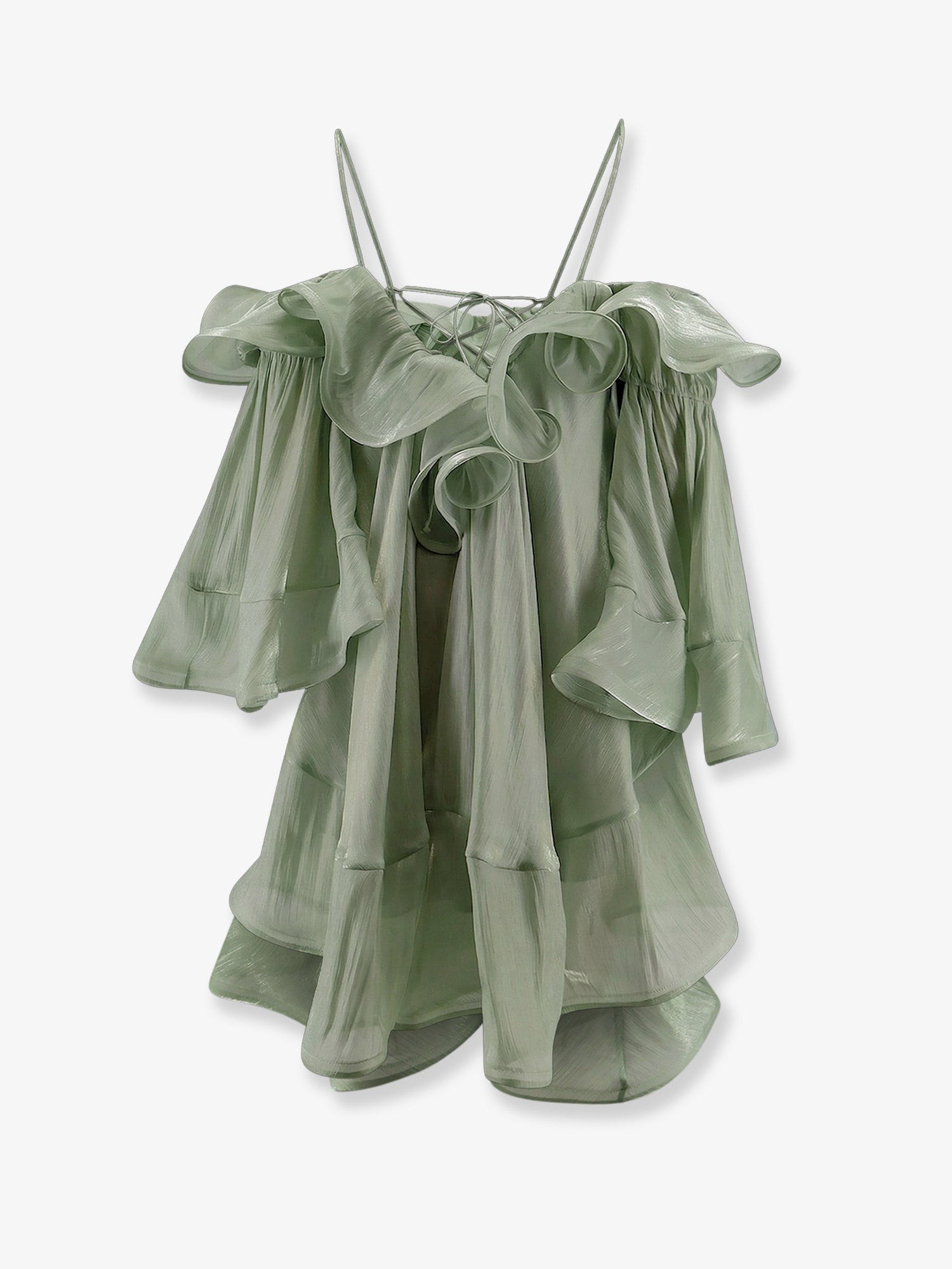 Dress with rouches - Image 2