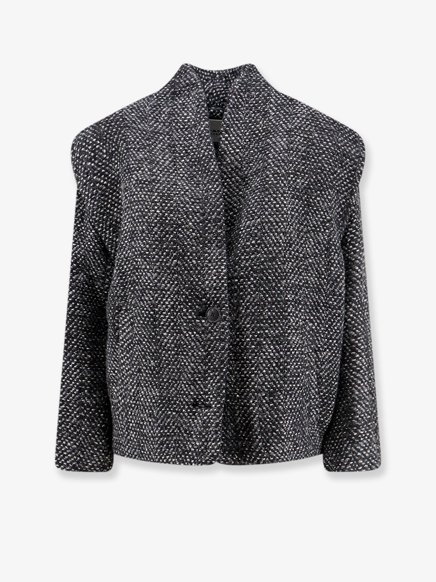 Drogo mélange fabric coat