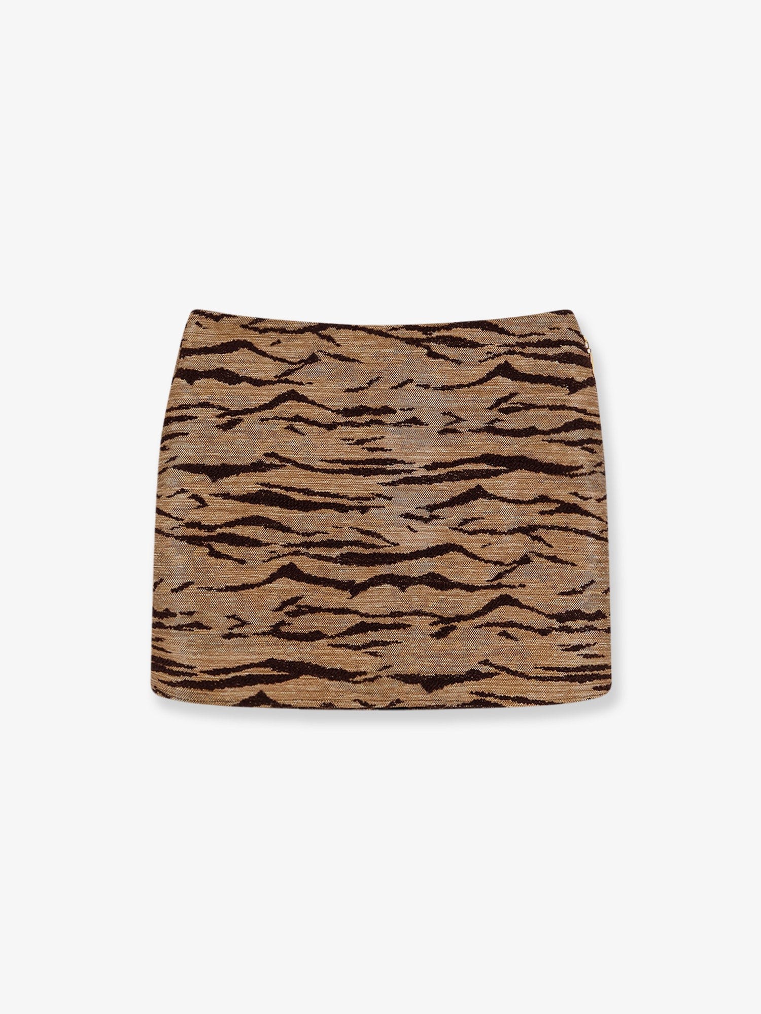 Embroidered mini skirt