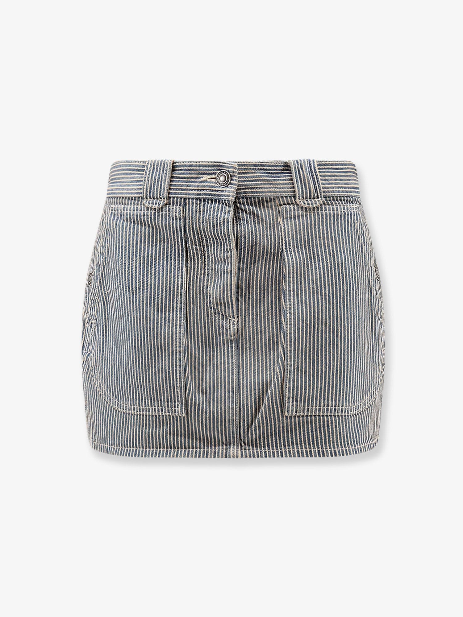 Estera cotton skirt with striped pattern