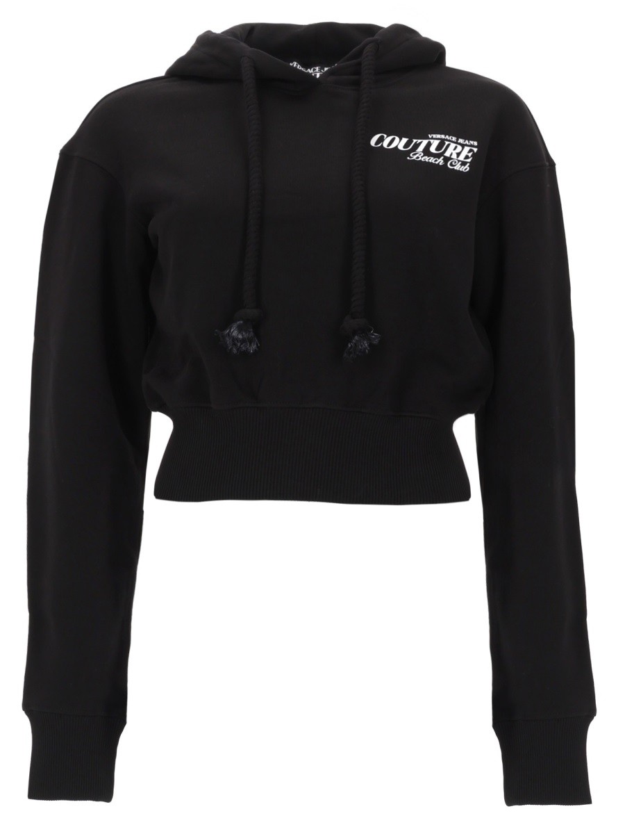 FELPA CROP CON LOGO