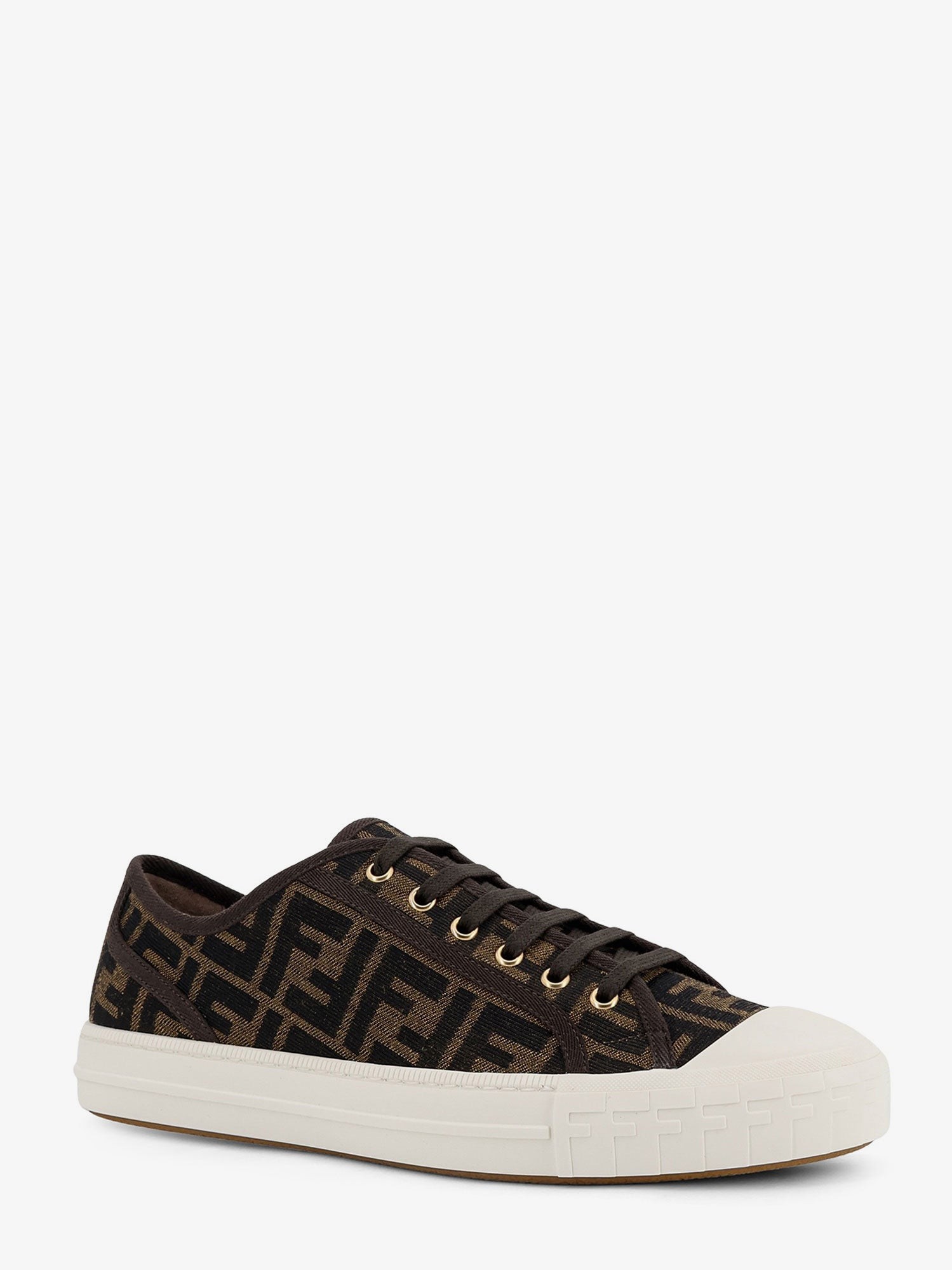 Fendi Domino FF jacquard fabric sneakers - Image 2