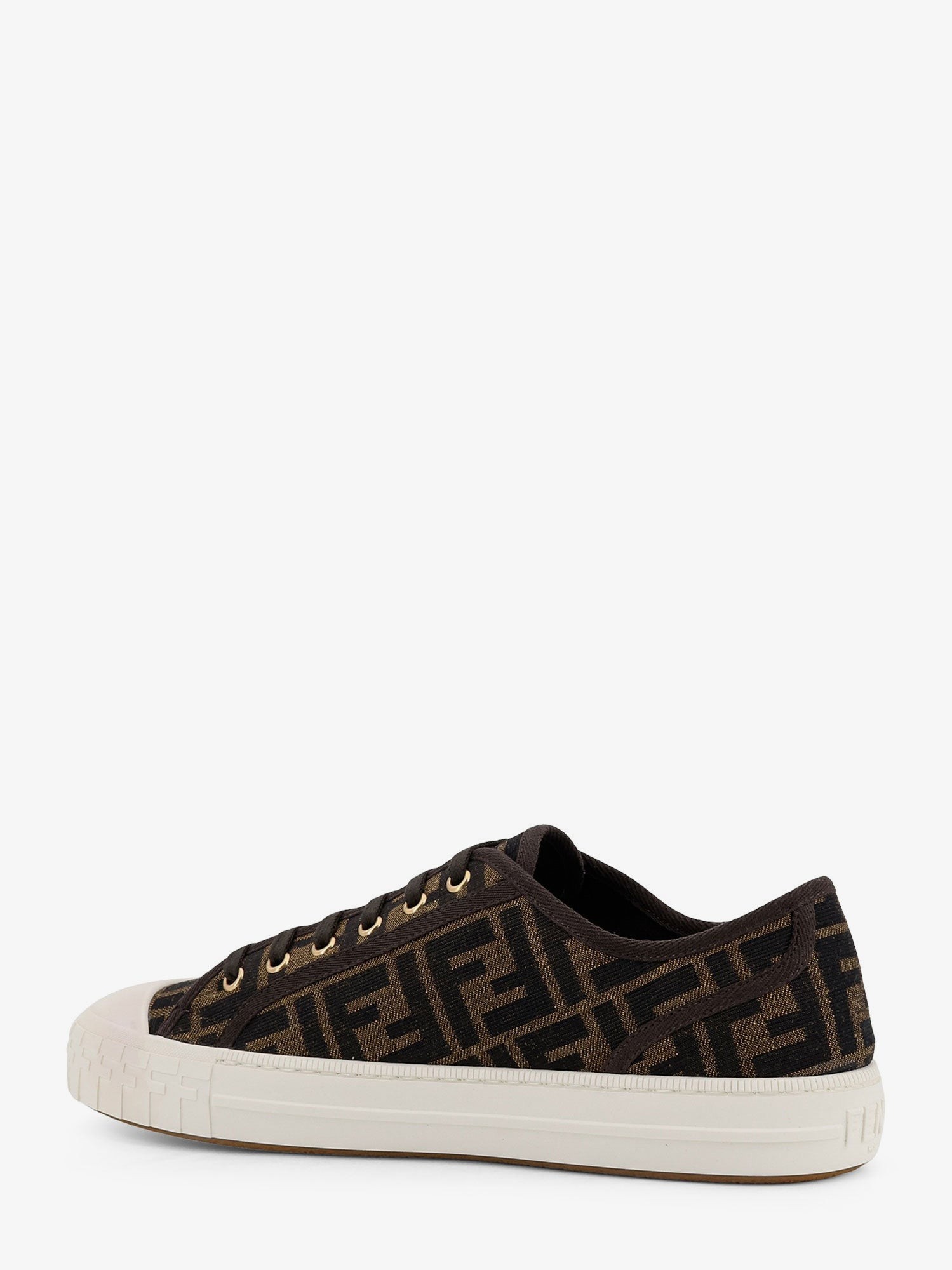 Fendi Domino FF jacquard fabric sneakers - Image 3
