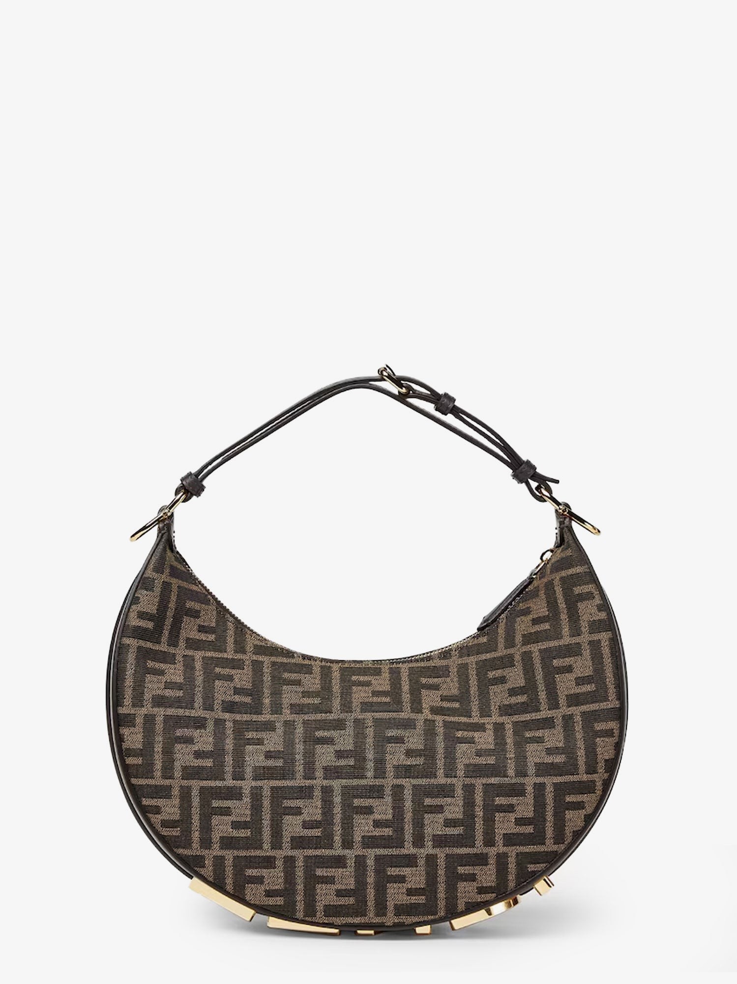 Fendigraphy Small FF jacquard fabric handbag - Image 2