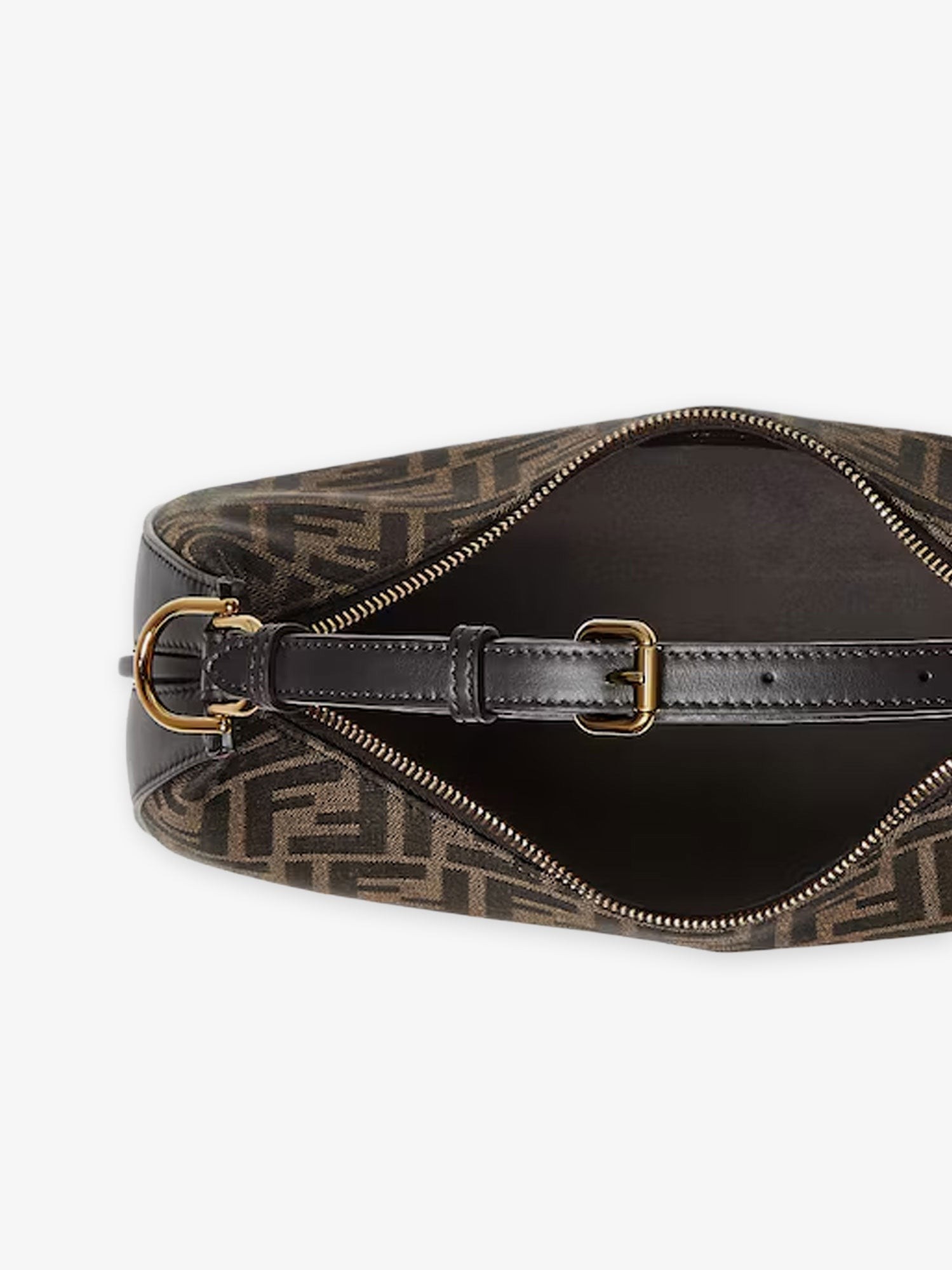 Fendigraphy Small FF jacquard fabric handbag - Image 3