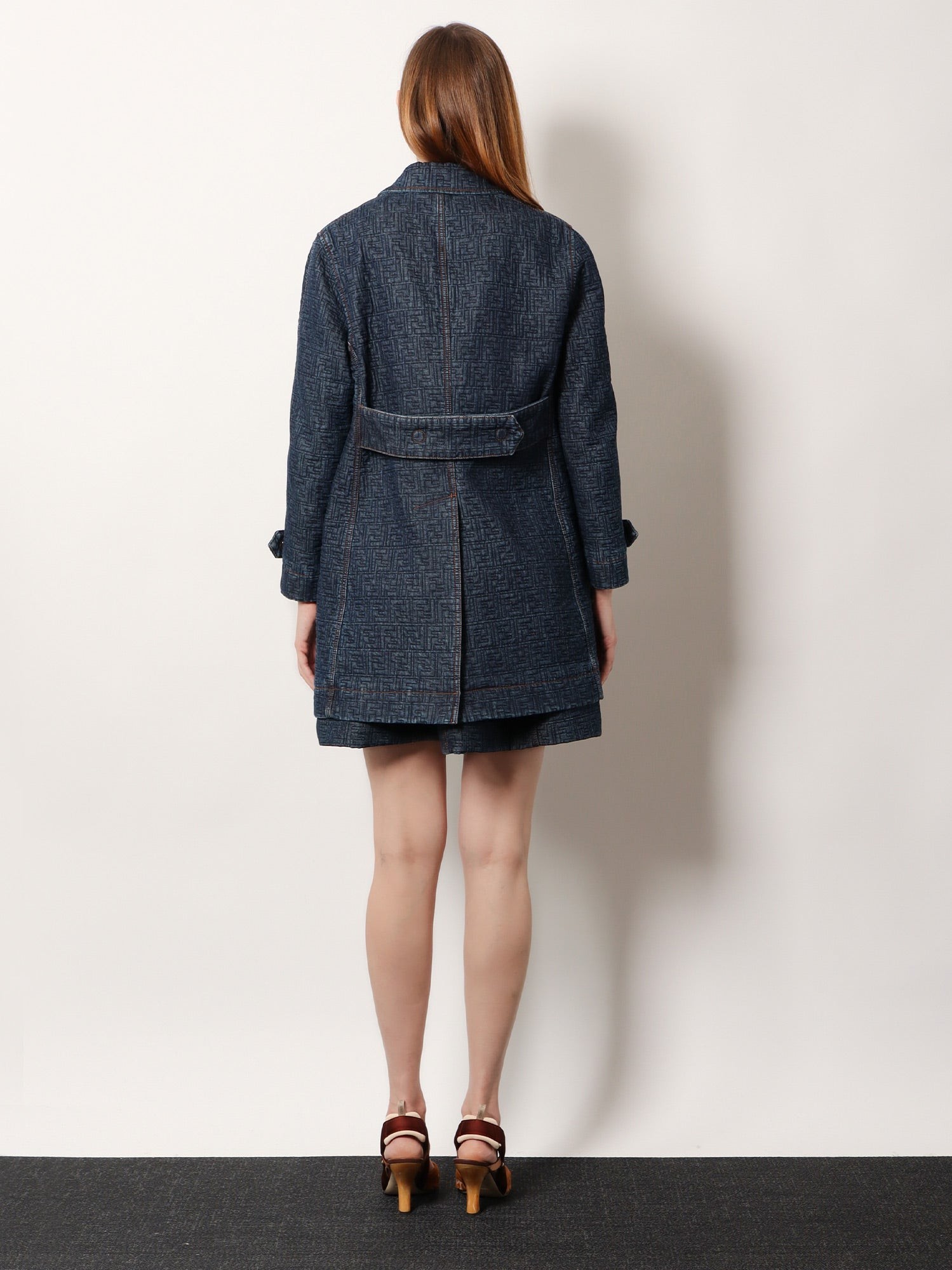 FF padded denim caban - Image 3