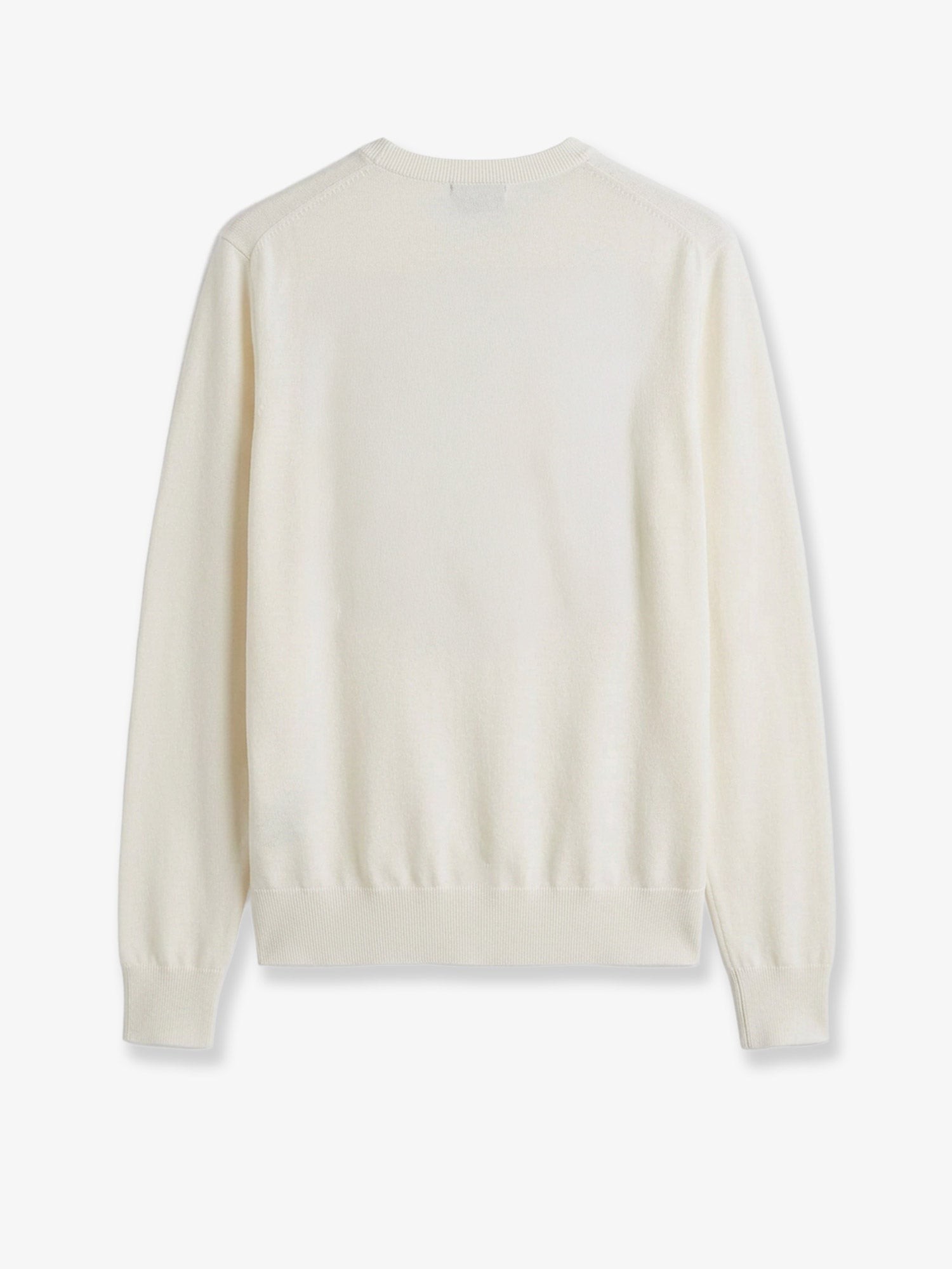 Fine Crew Knit wool and silk blend sweater - Image 2