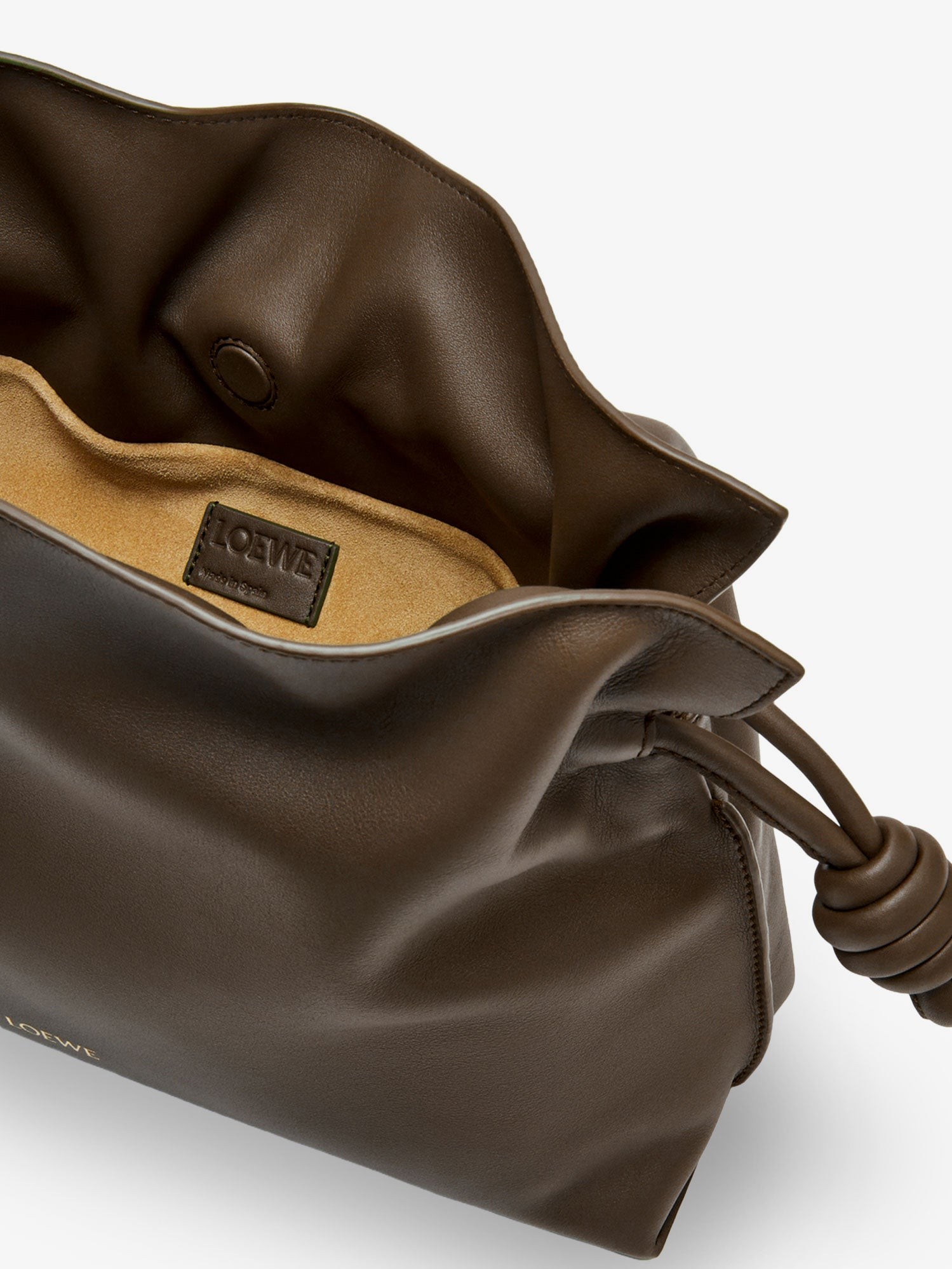 Flamenco leather clutch bag - Image 5
