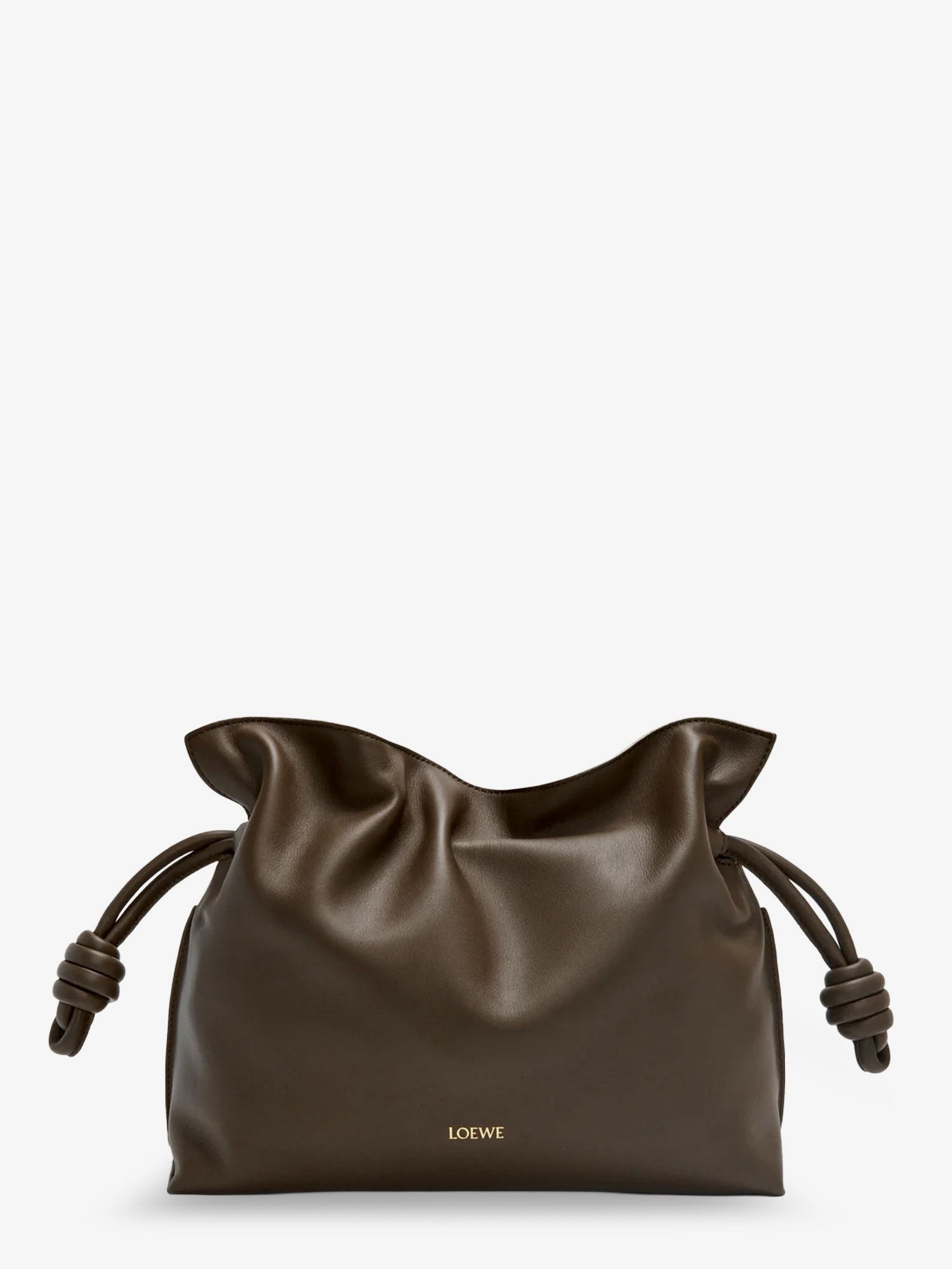 Flamenco leather clutch bag