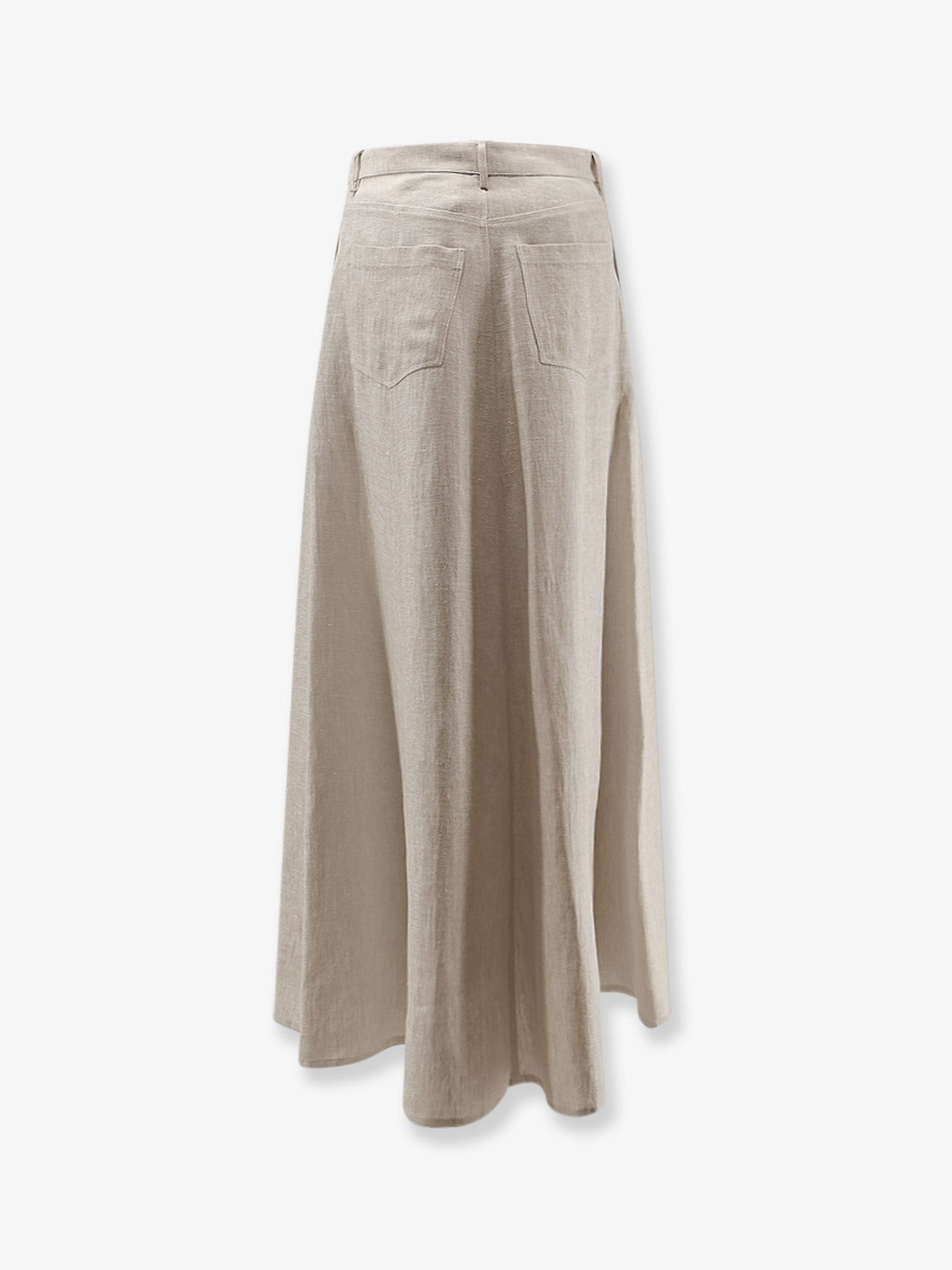 Flared linen skirt - Image 2
