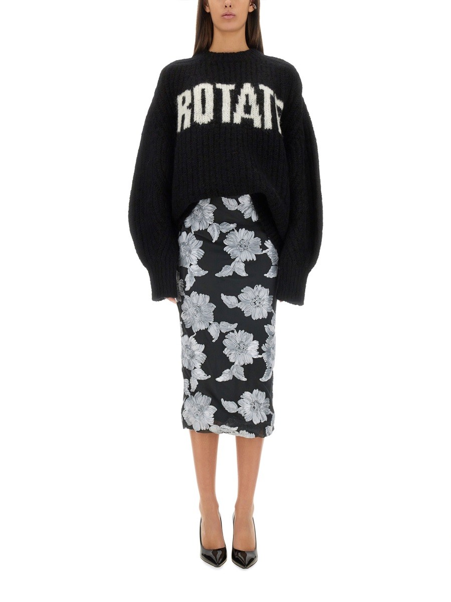 FLORAL PENCIL SKIRT - Image 2