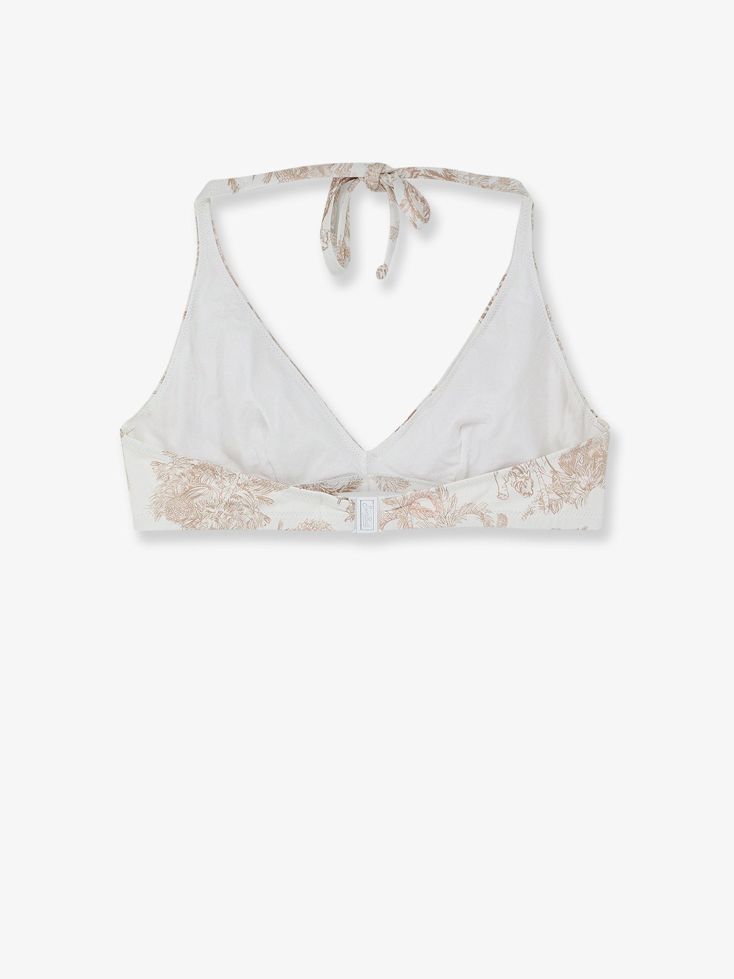Gaia Bikini Top with Jungle Oceania print - Image 2