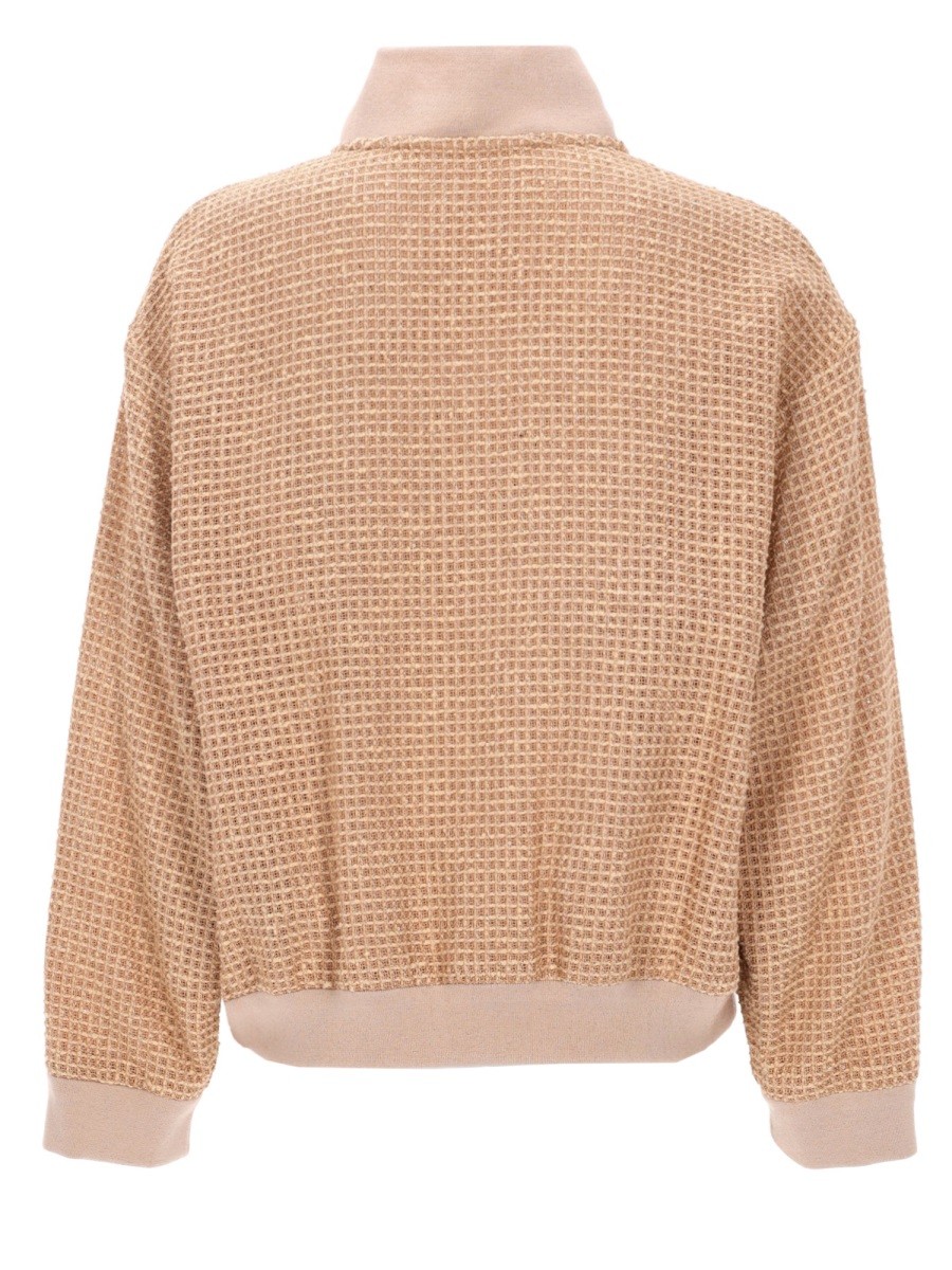 GIACCA BOMBER CON DETTAGLIO PAILLETTES - Image 2
