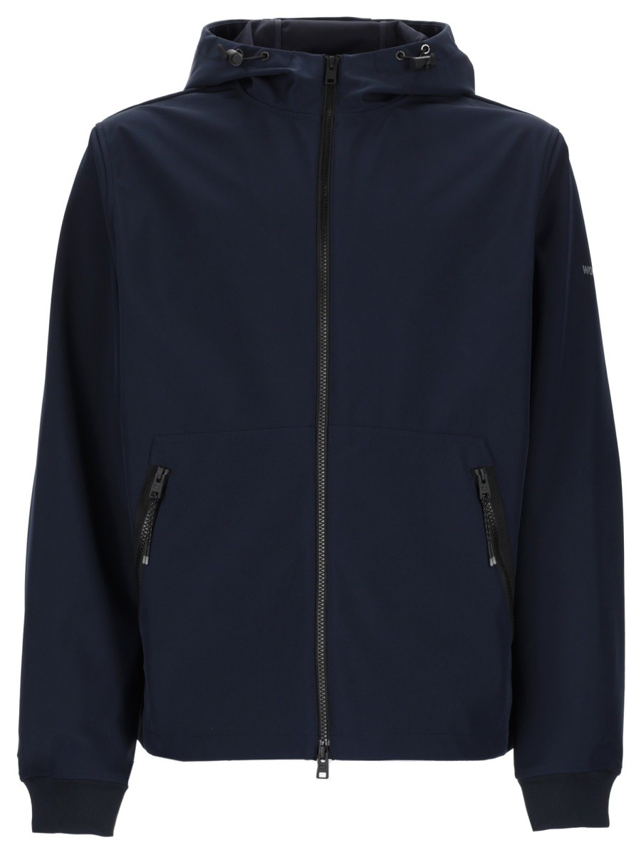 GIACCA CON ZIP E CAPPUCCIO