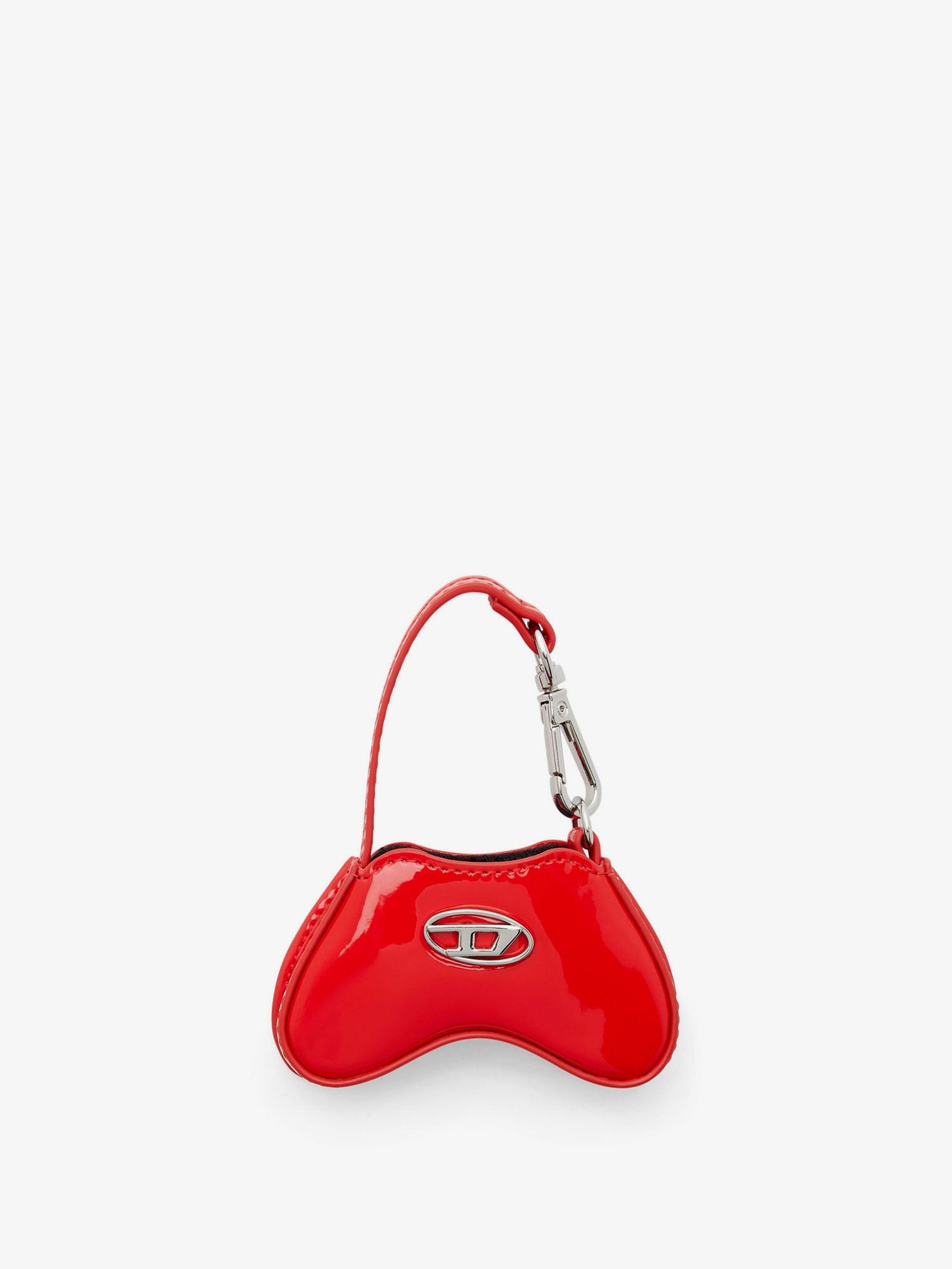Glossy Play Charm keychain