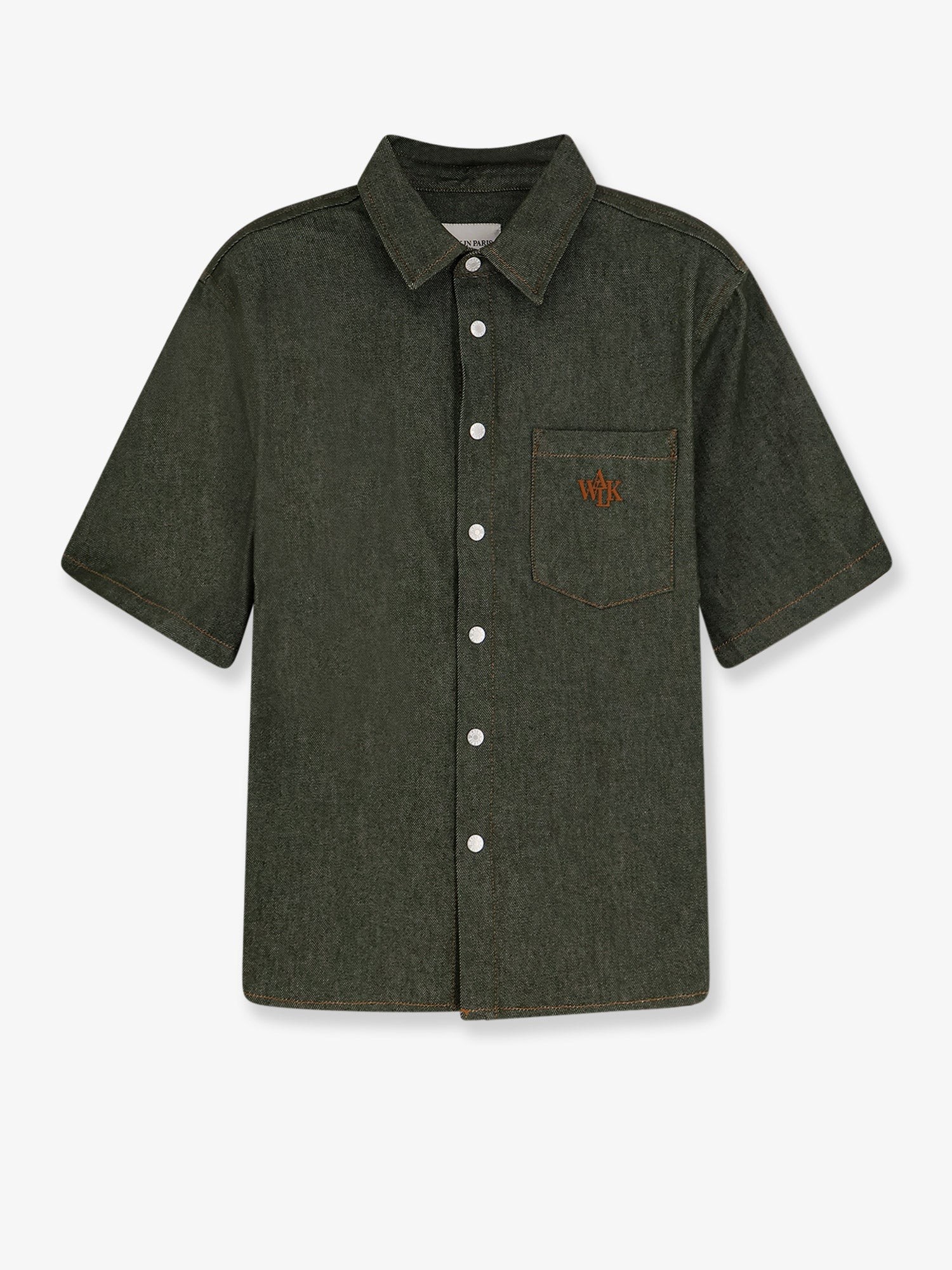 Green Denim Shirt