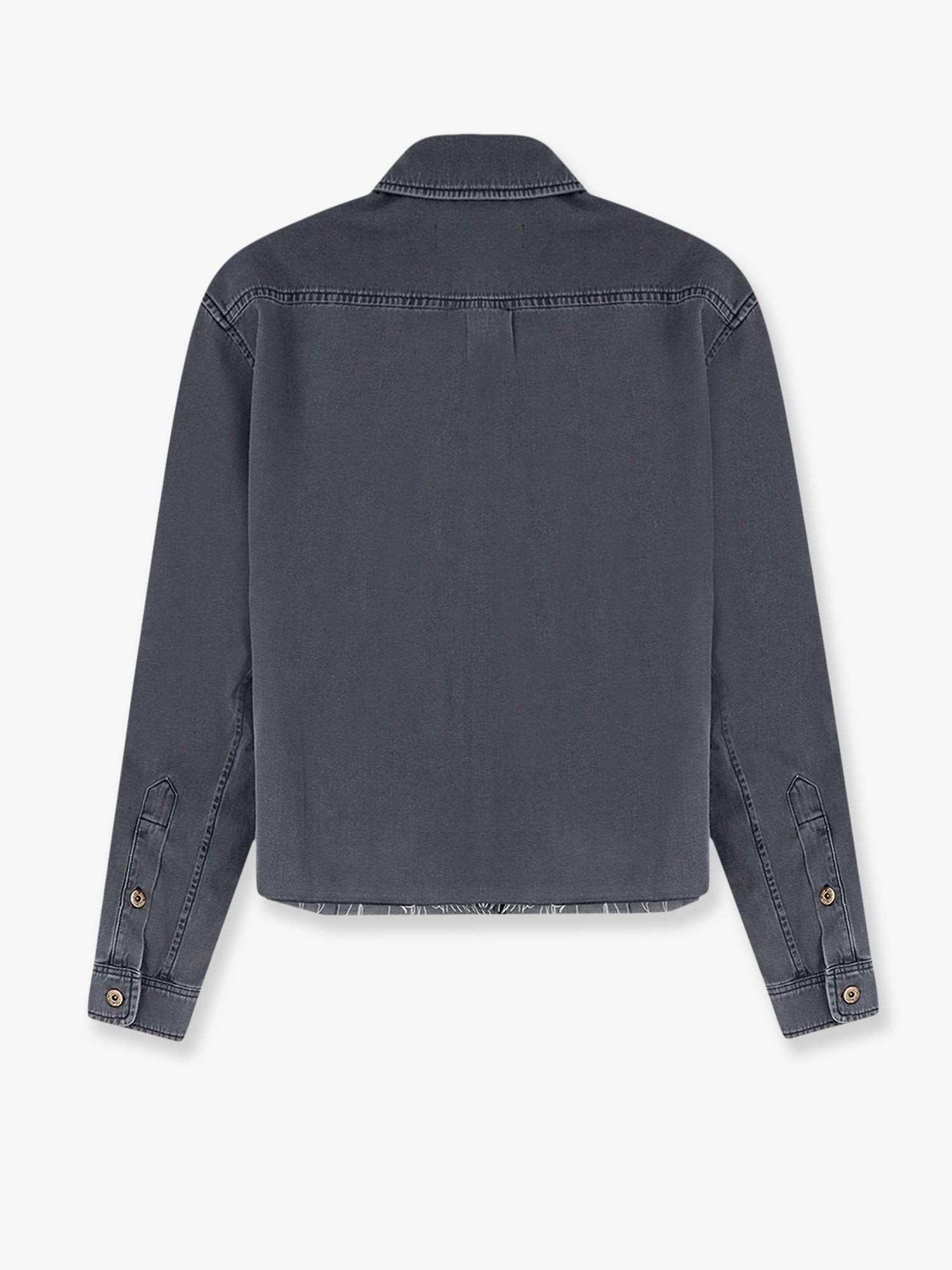Grey Light Denim Shirt - Image 2