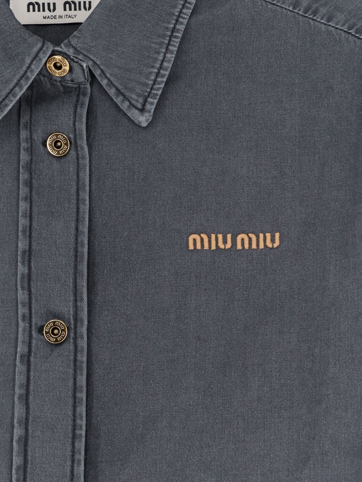Grey Light Denim Shirt - Image 3