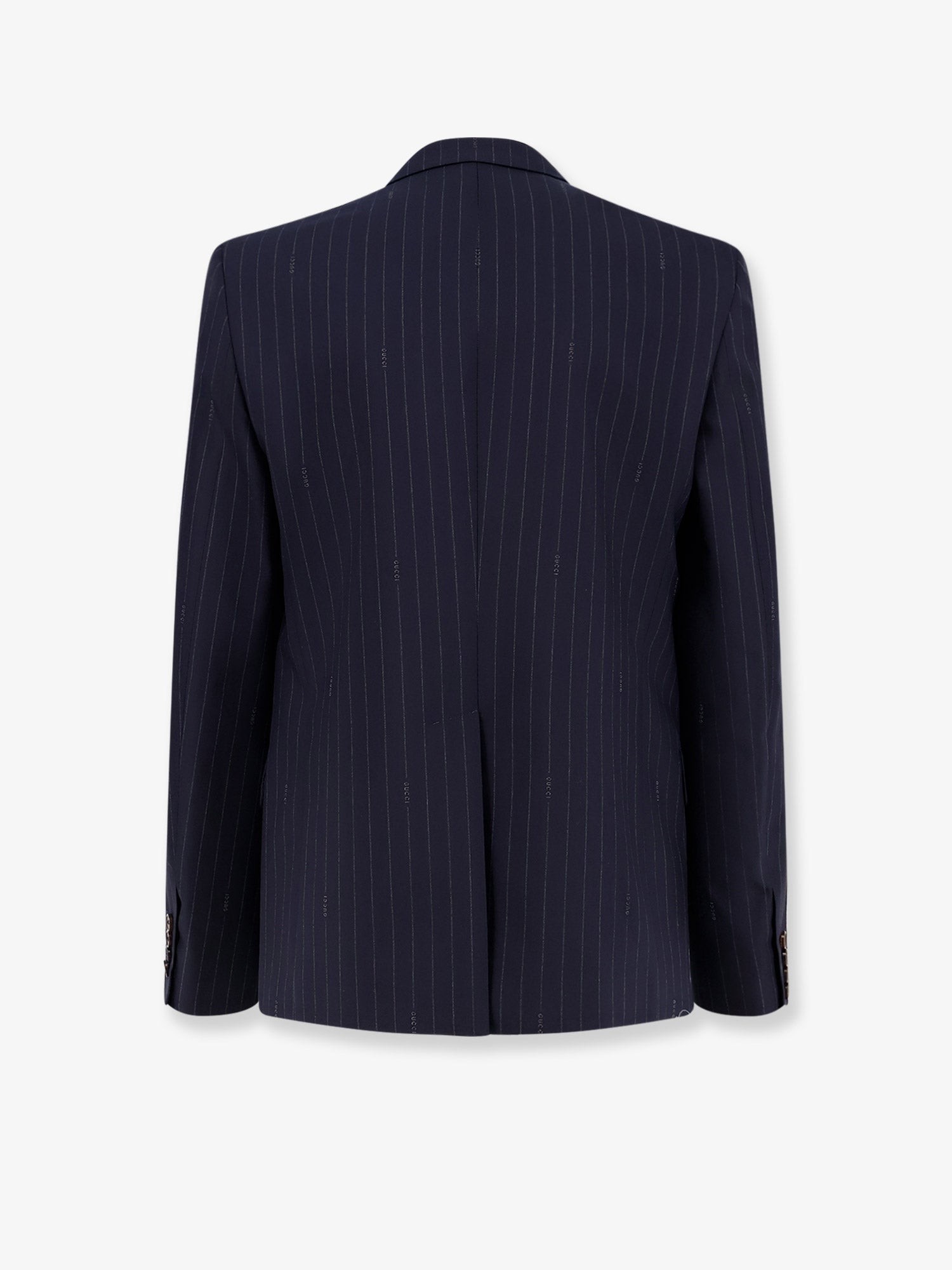 Gucci pinstripe wool single-breasted blazer - Image 4