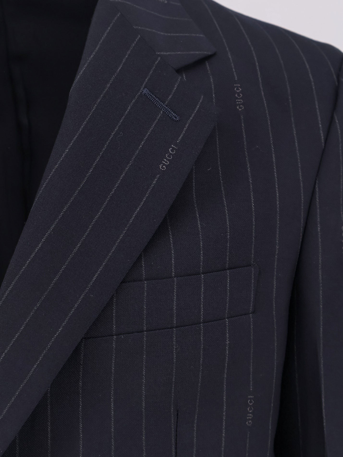 Gucci pinstripe wool single-breasted blazer - Image 5