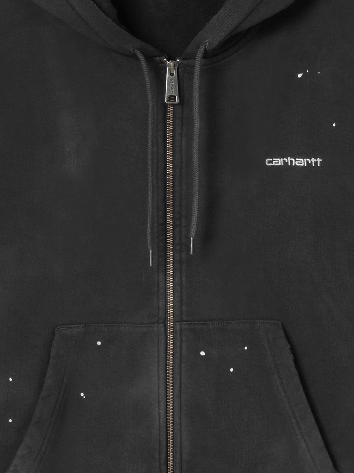 Hooded Painter cotton sweatshirt with front embroidered logo - Image 3
