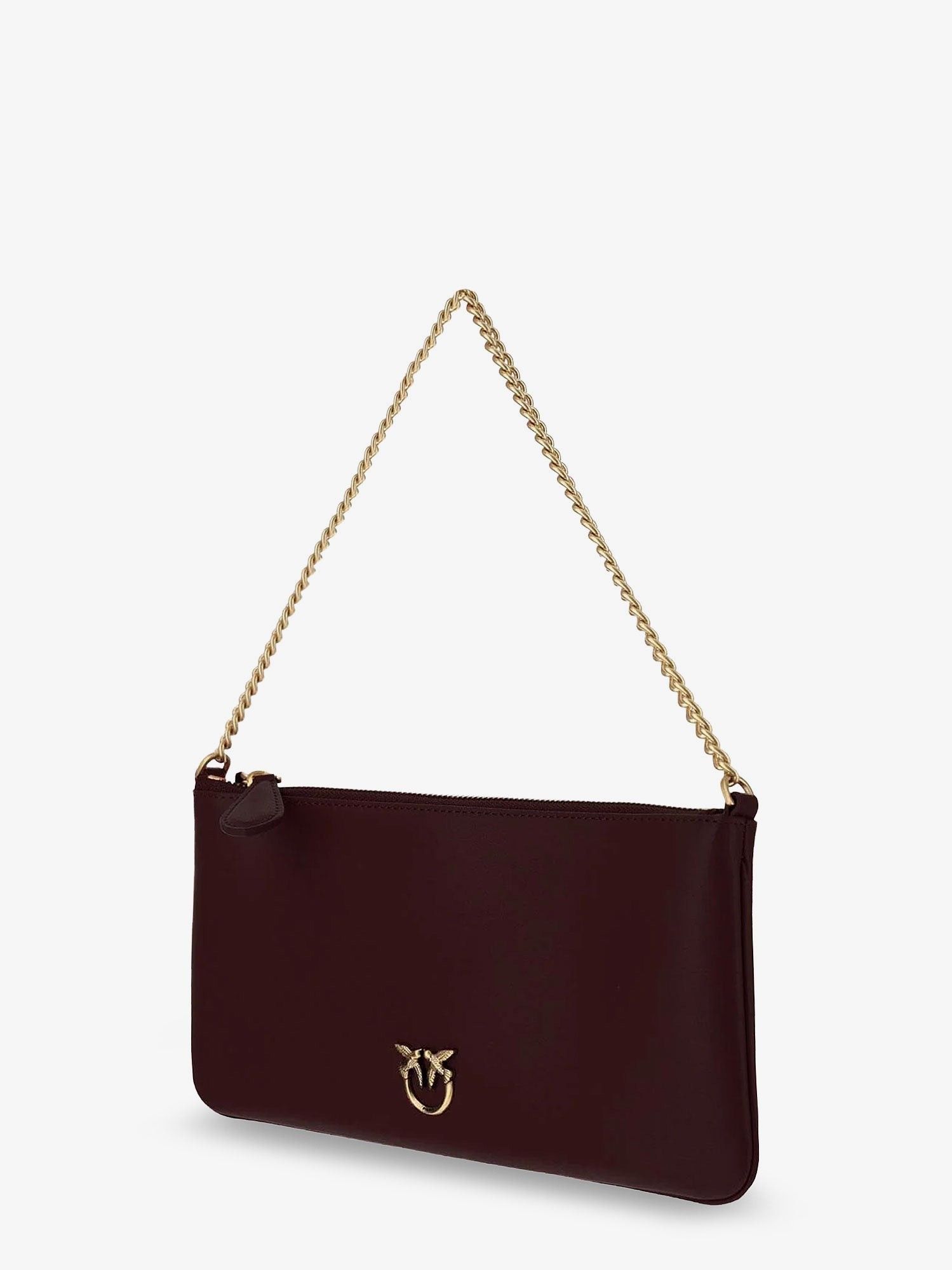 Horizontal Flat leather crossbody bag - Image 3